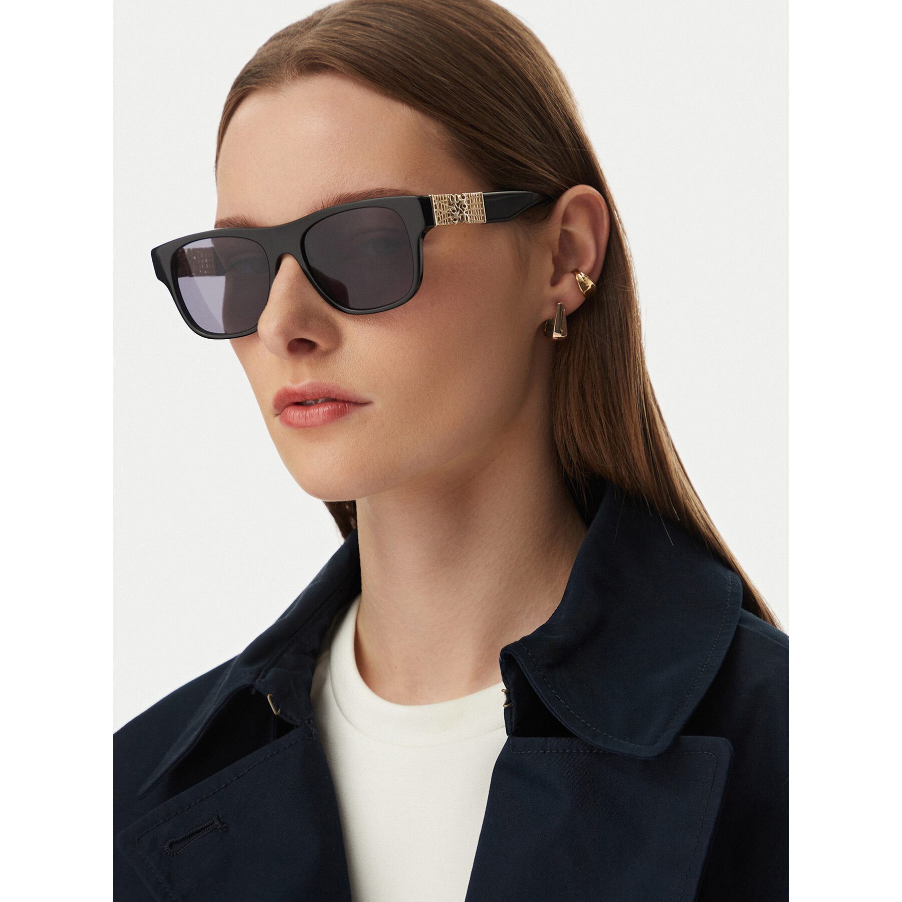 Nine West Sonnenbrille Nine West Damen-Sonnenbrille Schwarz