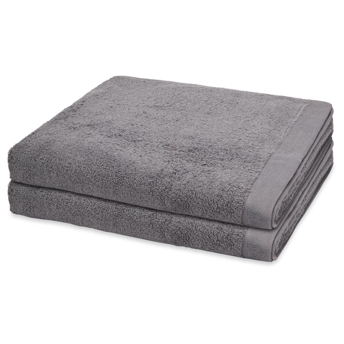 ROSS Handtuch Set Doubleface Stripes, Frottee (Spar-Set, 2-St), 2 X Duschtuch im Set - Baumwolle - Saugstark