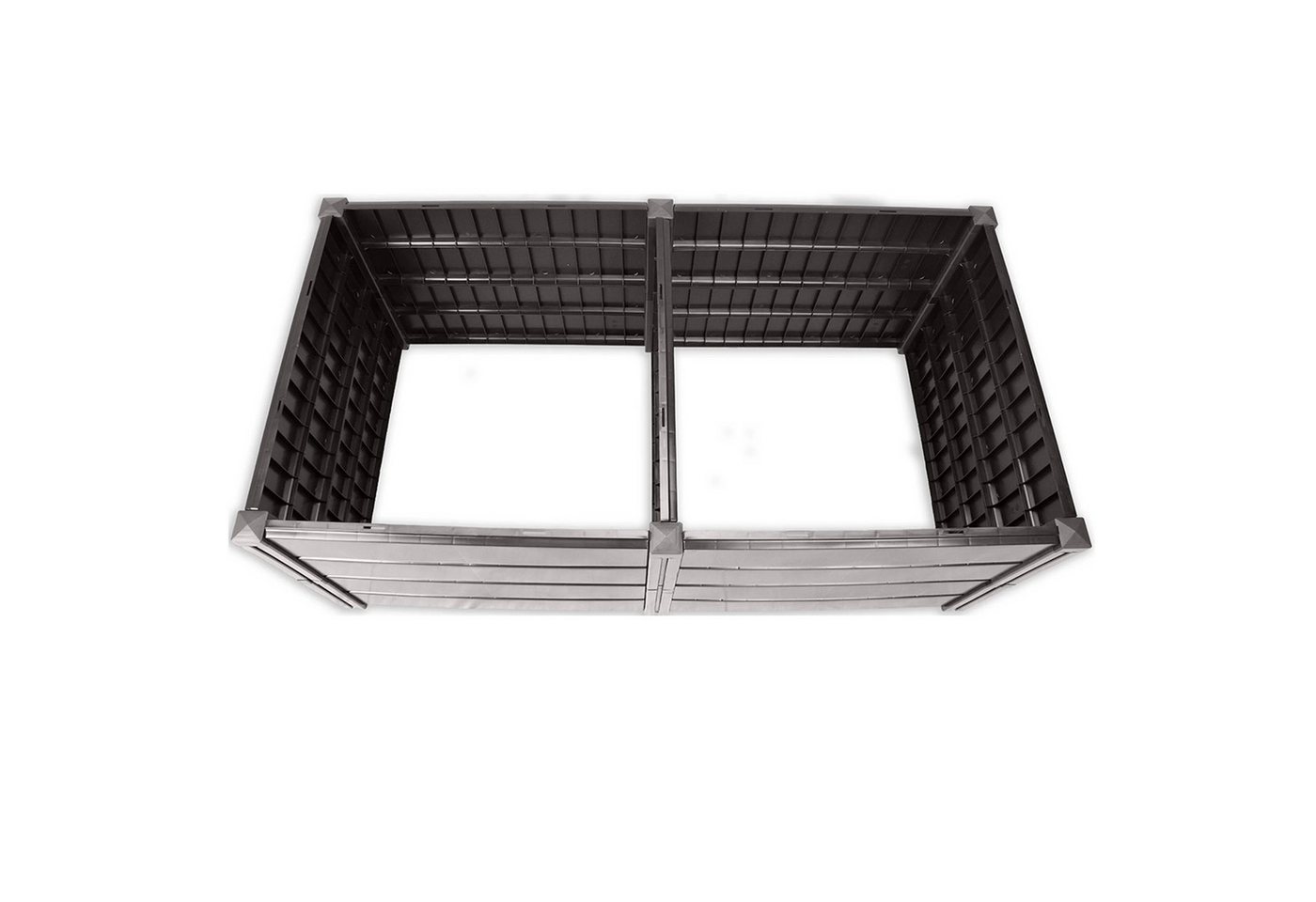 Thumbnail - KHW Hochbeet Hochbeete-Kit, Demeter XL, platzsparend, 158x82x61 cm - 672 Liter, ideal für Urbane Gärten, fördert gesunde...
