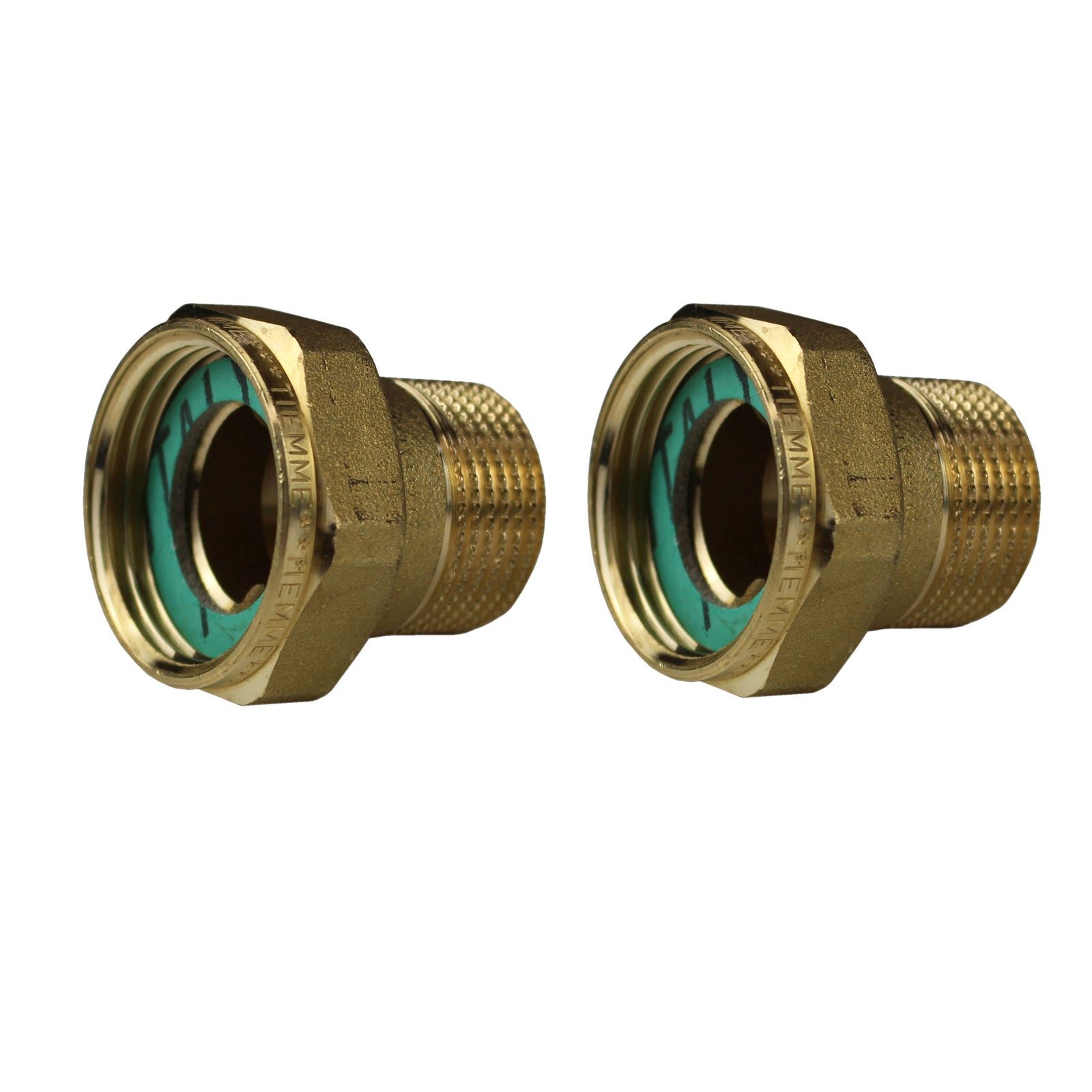 ganz24 Винты- und Дюбель-Set Satz - Messing Anschlussverschraubungen mit Klingersil Dichtung, (Messing Anschlussverschraubungen, Satz mit Klingersil Dichtung)