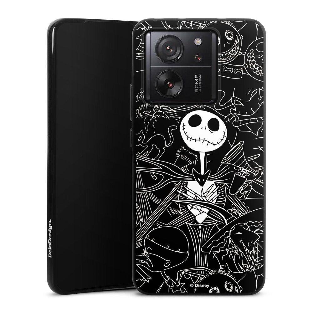 DeinDesign Handyhülle Halloween Disney Nightmare Before Christmas, Xiaomi 13T Pro Silikon Hülle Bumper Case Handy Schutzhülle