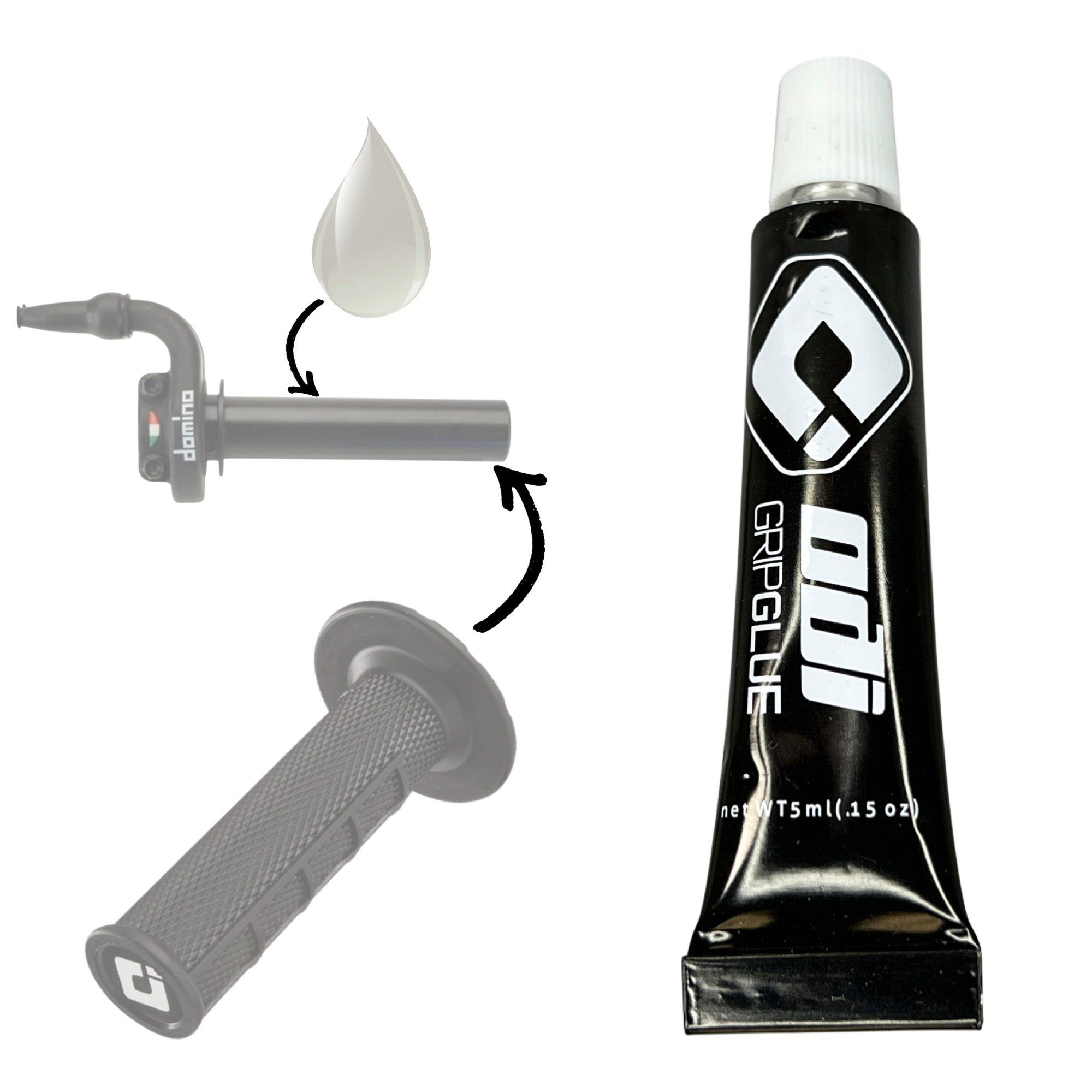 ODI Fahrradlenker ODI Grip Glue MX ATV Griff Kleber (5 ml/ 0.15oz)