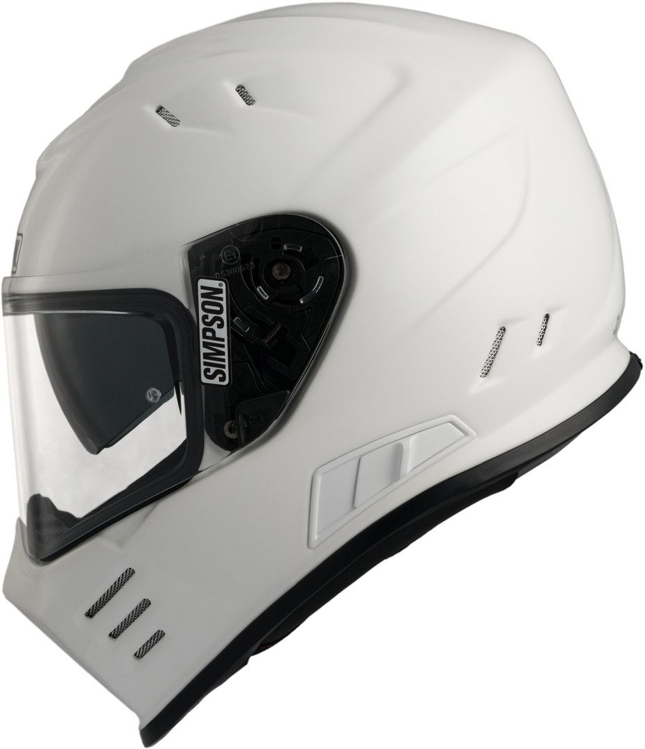 Simpson Motorradhelm Venom Helm, integriertes Sonnenvisier