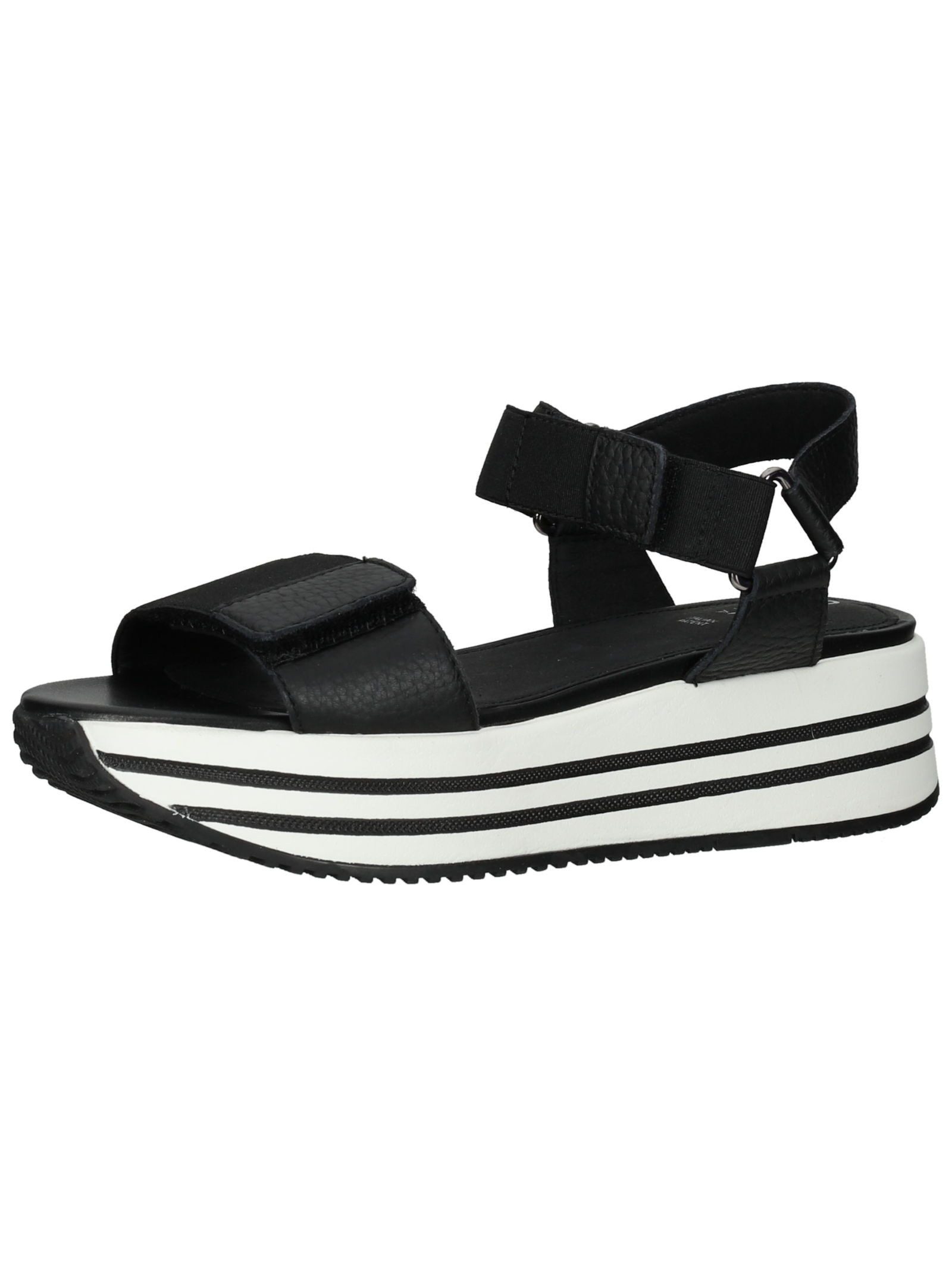 Sandalen Leder . Plateausandaletten