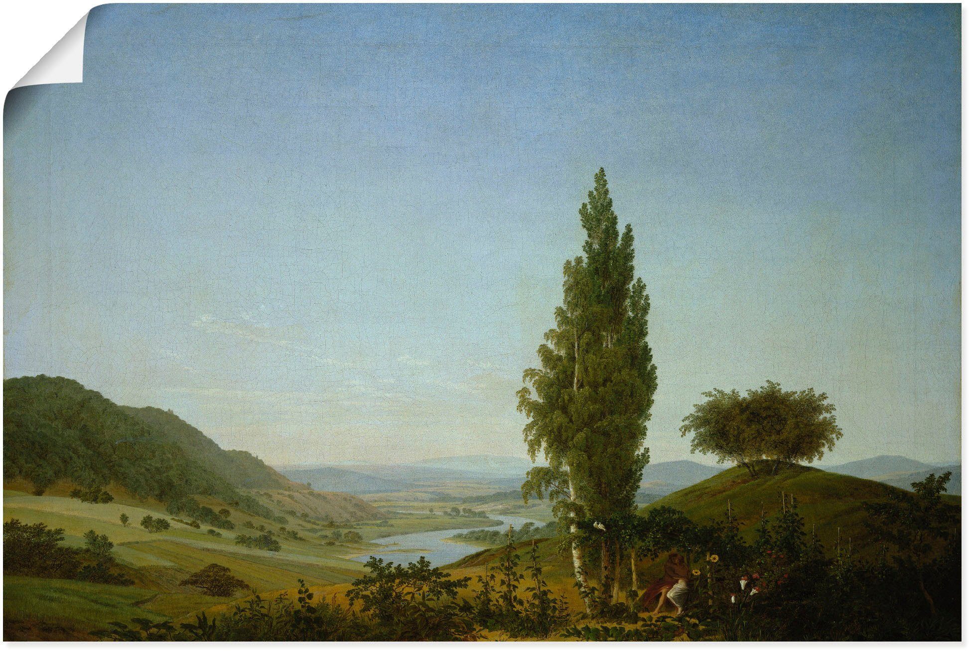 Artland Wandbild Der Sommer. 1807, Vier Jahreszeiten (1 St), als Alubild, Leinwandbild, Wandaufkleber oder Poster in versch. Größen