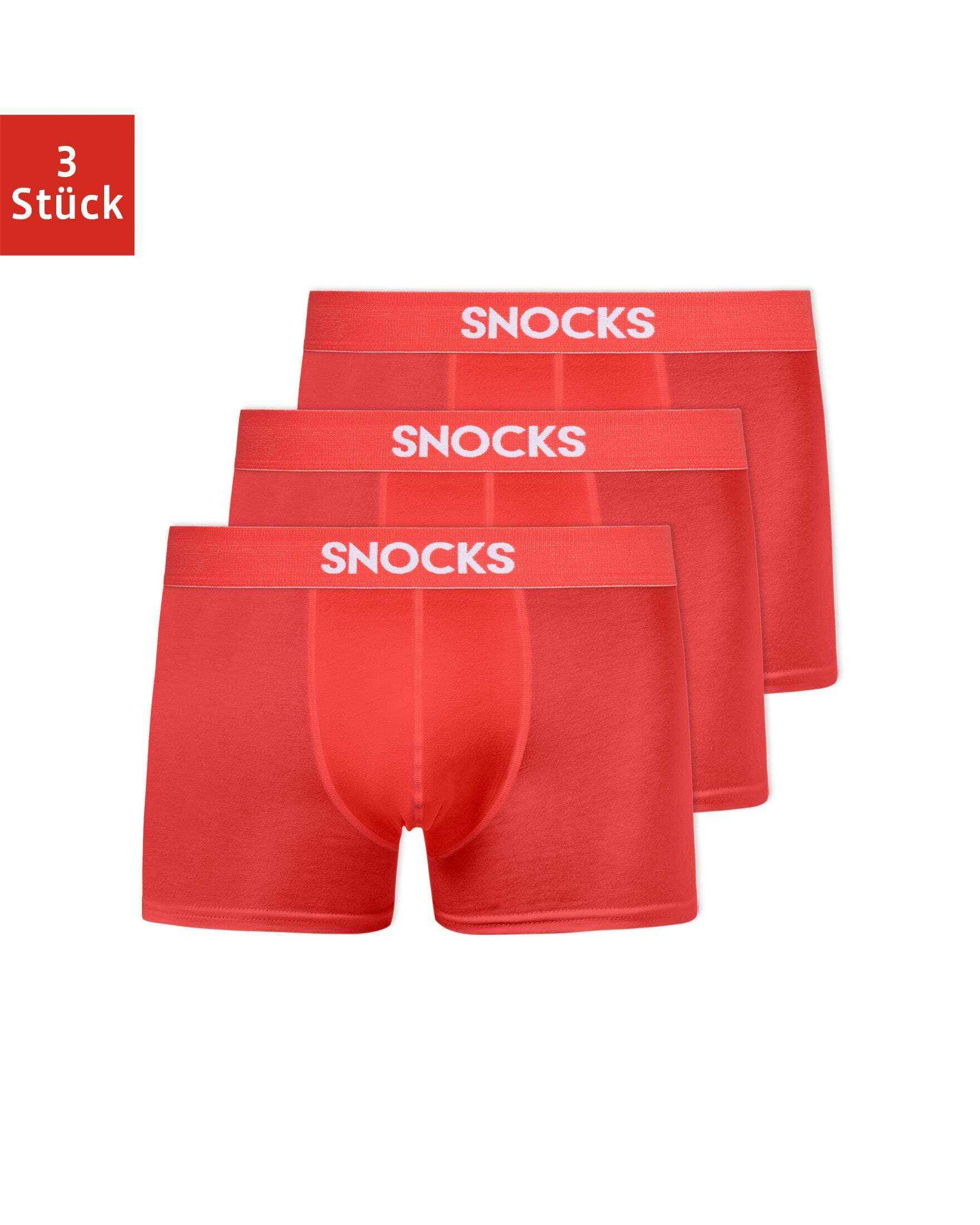 SNOCKS Boxershorts Enge Pants Herren Unterhose (3-St) aus Bio-Baumwolle, oh günstig online kaufen