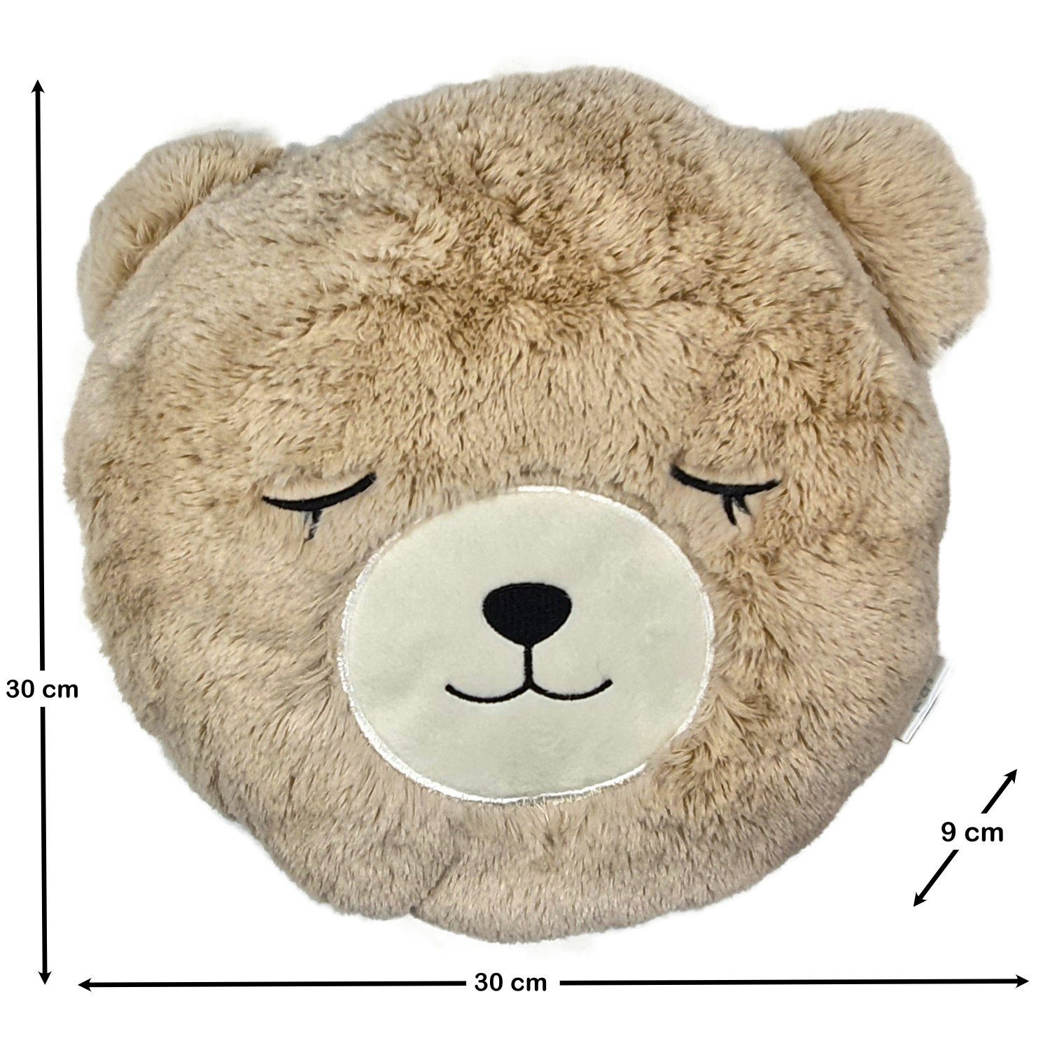 Atmosphera Créateur d'intérieur Dekokissen Kuschelkissen Teddy Bär