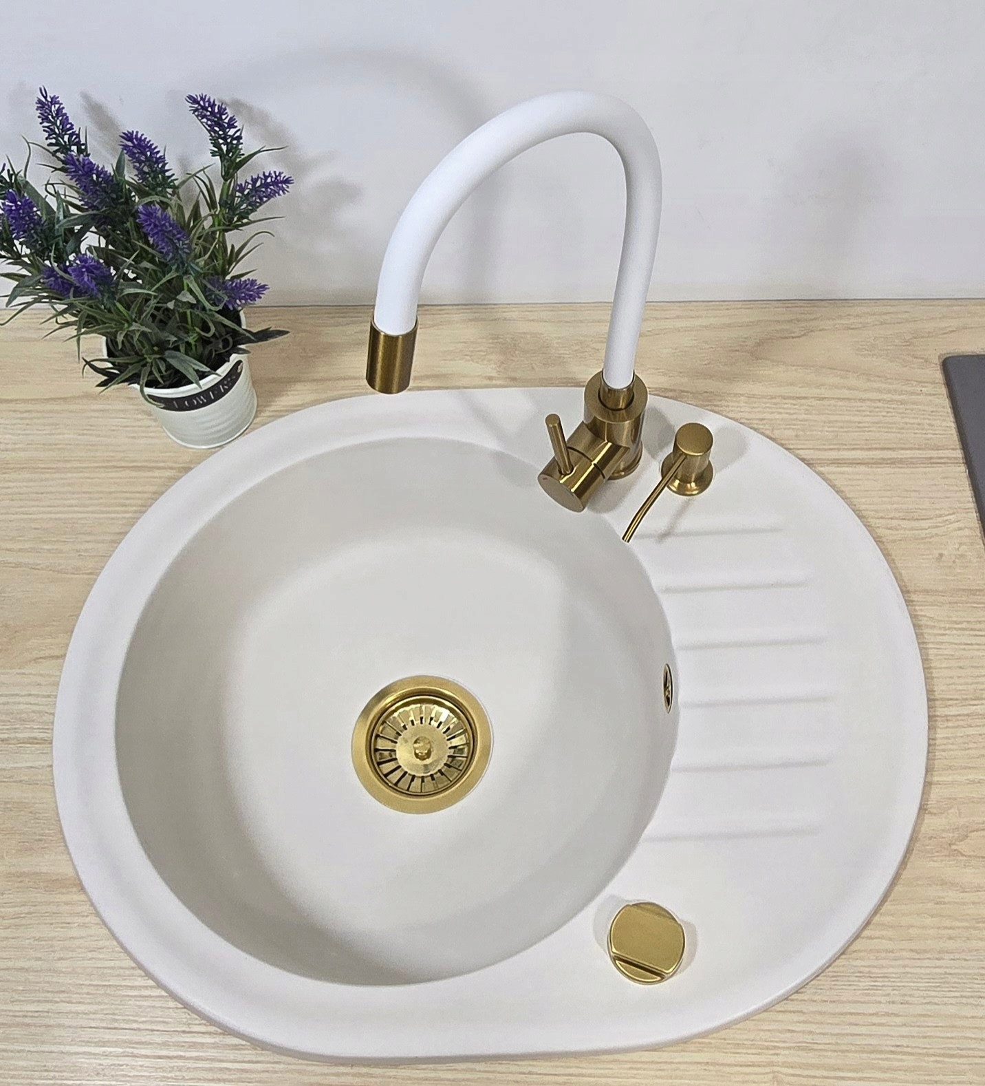 Faizee Home Küchenarmatur Faizee Home Designer Armatur Edelstahl & Messing für Bad & Küche