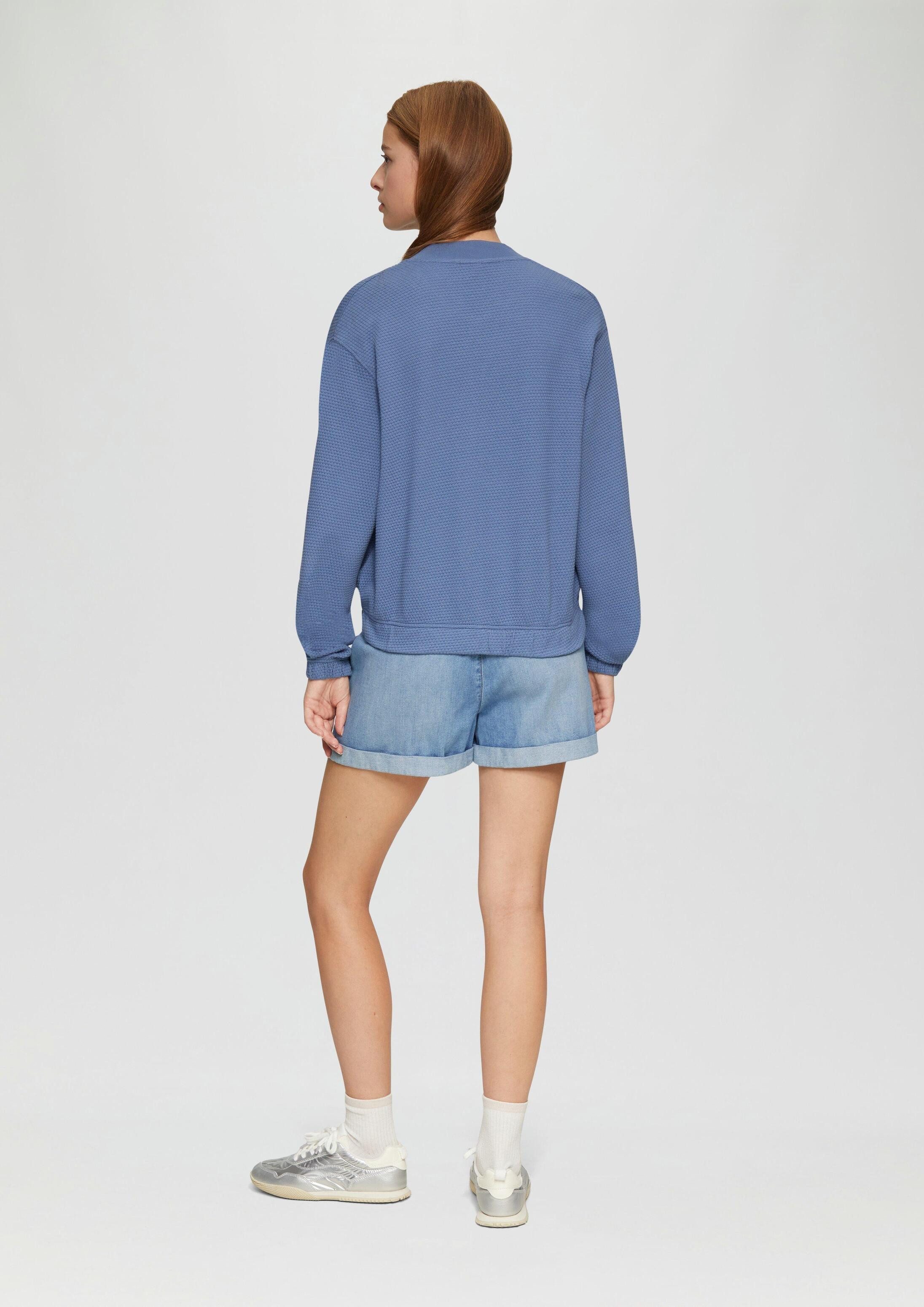 QS Jeansshorts Jeans-Hose Jeans-Short / Relaxed Fit / Mid Rise / Wide Leg