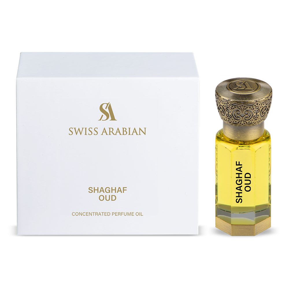 Shaghaf Concentrated Arabian Oil 12ml Oud Swiss Swiss Perfume Arabian Öl-Parfüm