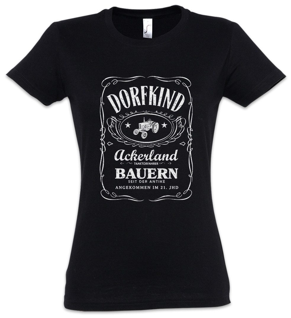 Urban Backwoods Print-Shirt Dorfkind Damen T-Shirt günstig online kaufen