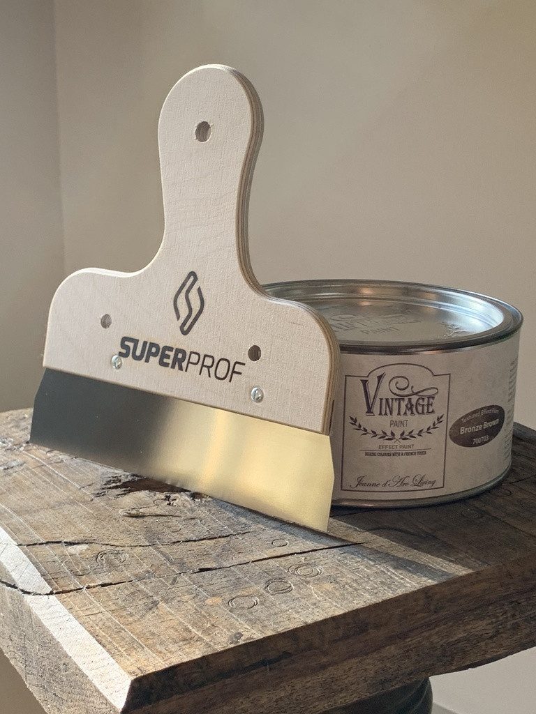 Vintage Paint Flächenspachtel Spachtel für Effect Paint aus Holz und Metall Edelstahl