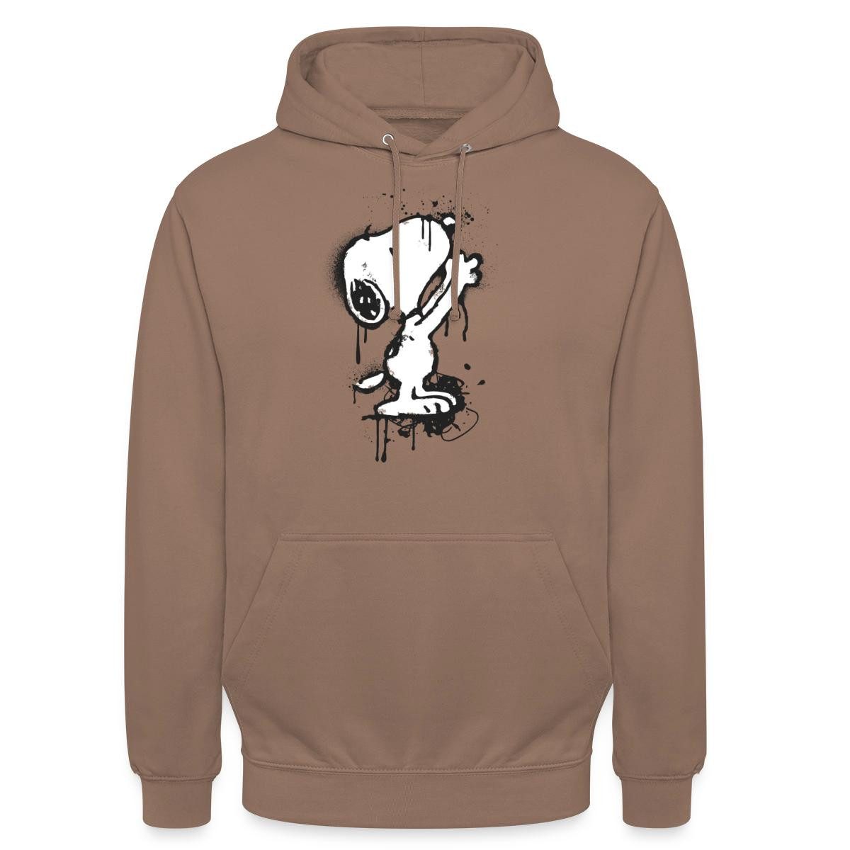 Spreadshirt Hoodie Peanuts Snoopy Graffiti Street Art Unisex Hoodie (1-tlg)