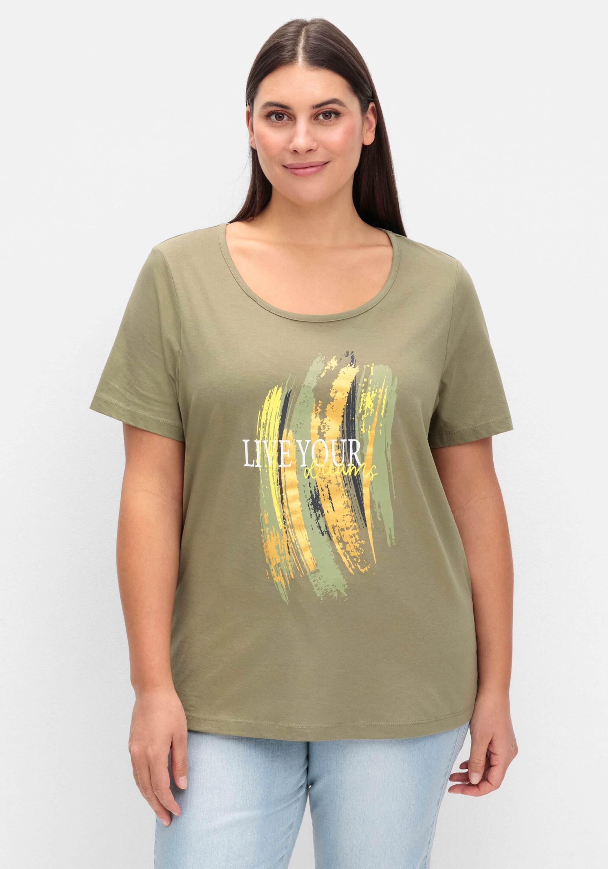 T-Shirt Rundhals-Shirt Kurzarm