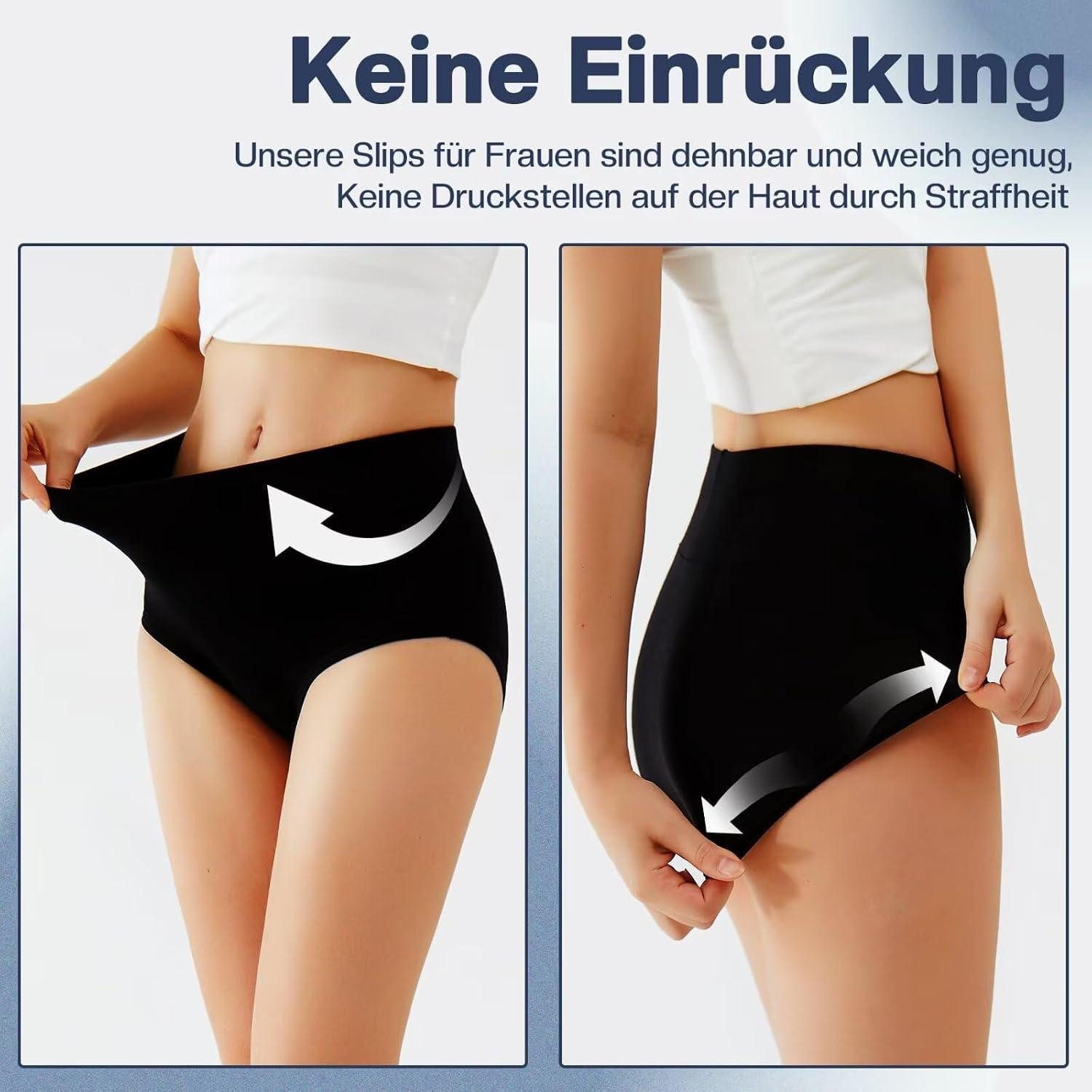 LuxusKollektion Taillenslip Unterhosen Damen 5er Pack Slip XL 3xschwarz 2xgrau