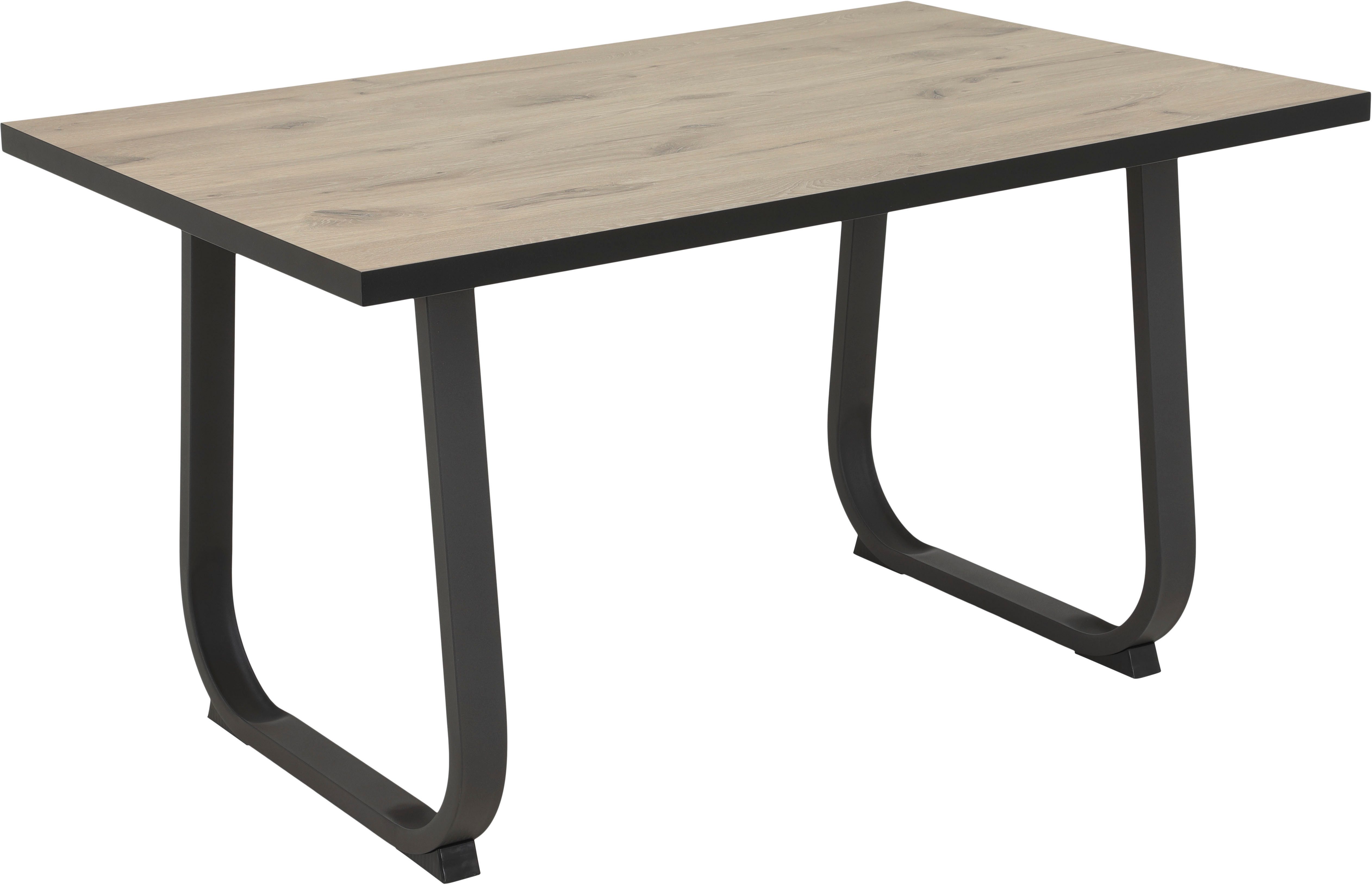 HELA Essgruppe RUHR, (4-tlg), Kufentisch 140x90 cm, Schwingstuhl und Bank m günstig online kaufen