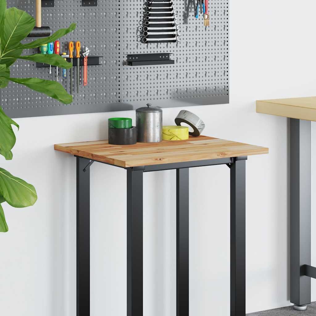 vidaXL Schreibtischplatte Schreibtischplatte Ölbeschichtung 80x50x2 cm Massivholz