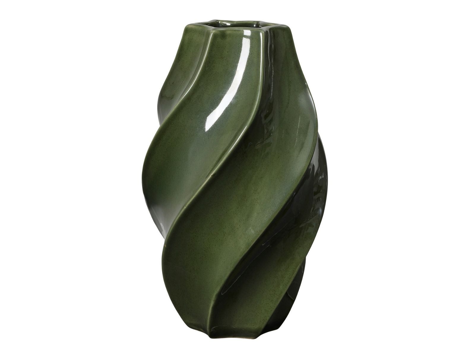 Broste Copenhagen Dekovase Odette Vase hunter green 32cm (Vasen)