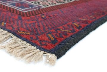 Wollteppich Belutsch Teppich handgeknüpft rot, morgenland, rechteckig, Höhe: 13 mm, handgeknüpft