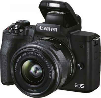 Canon »EOS M50 Mark II« Kompaktkamera (EF-M 15-45mm IS STM, 25,8 MP, 3x opt. Zoom, Bluetooth, WLAN, NFC)
