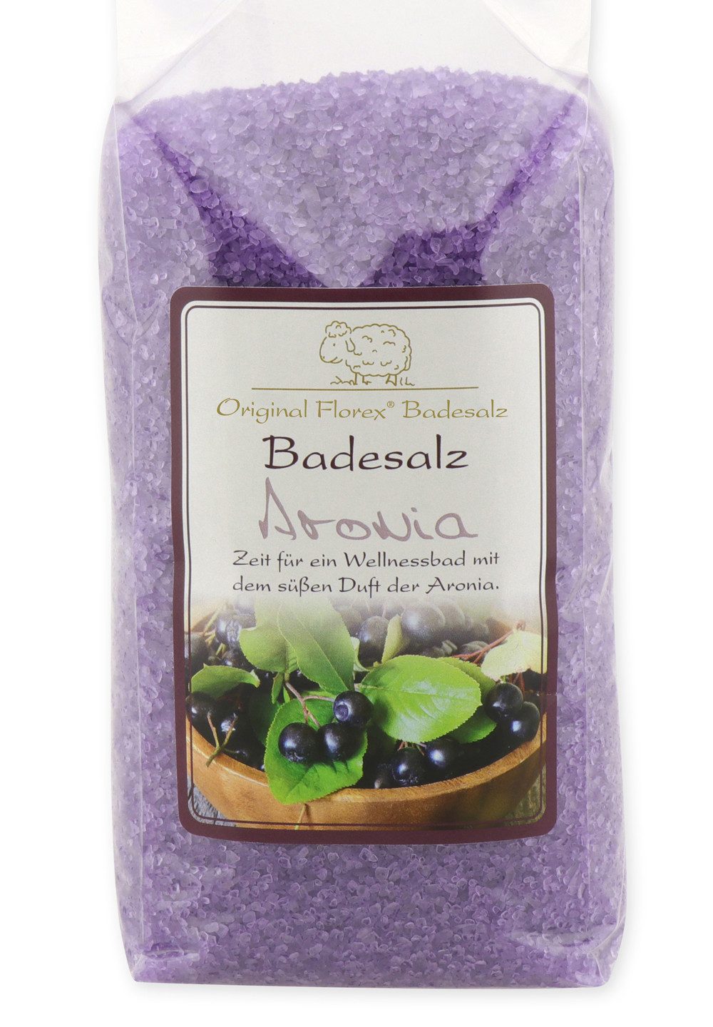 Gerlinde Hofer _ Florex GmbH Badezusatz Aronia, Badesalz Badezusatz mit Bio Schafmilch 1000 g