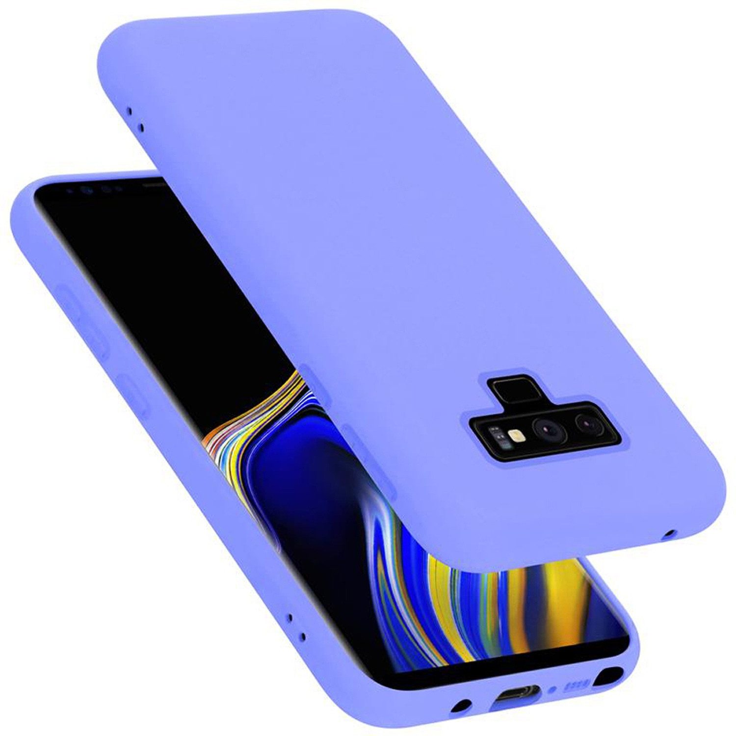 Cadorabo Handyhülle für Samsung Galaxy NOTE 9 Hülle Samsung Galaxy NOTE 9, Flexible Hülle TPU Silikon Schutzhülle Back Cover Case