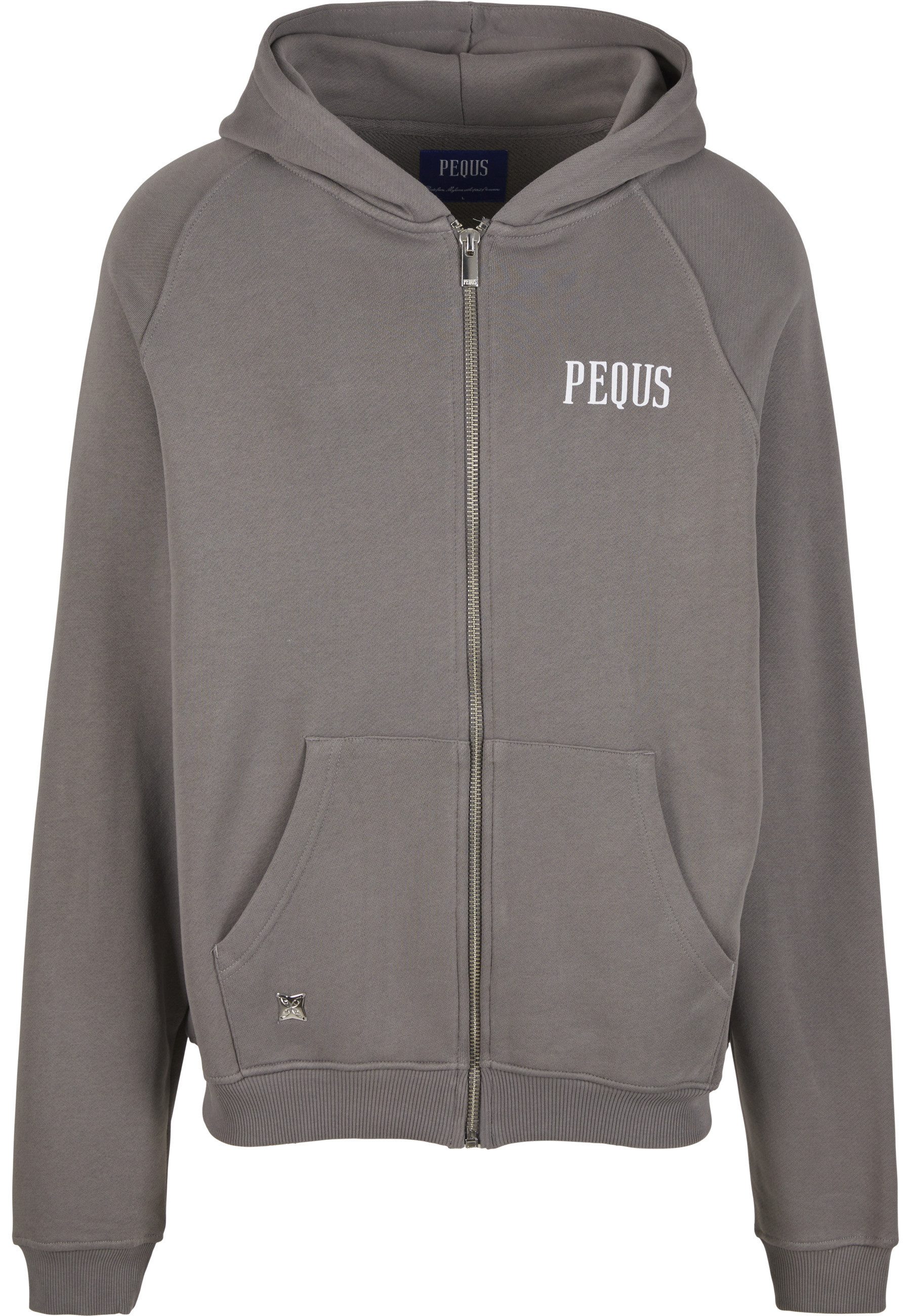 PEQUS Sweatjacke PEQUS PEQUS Back Logo Zip Hoodie