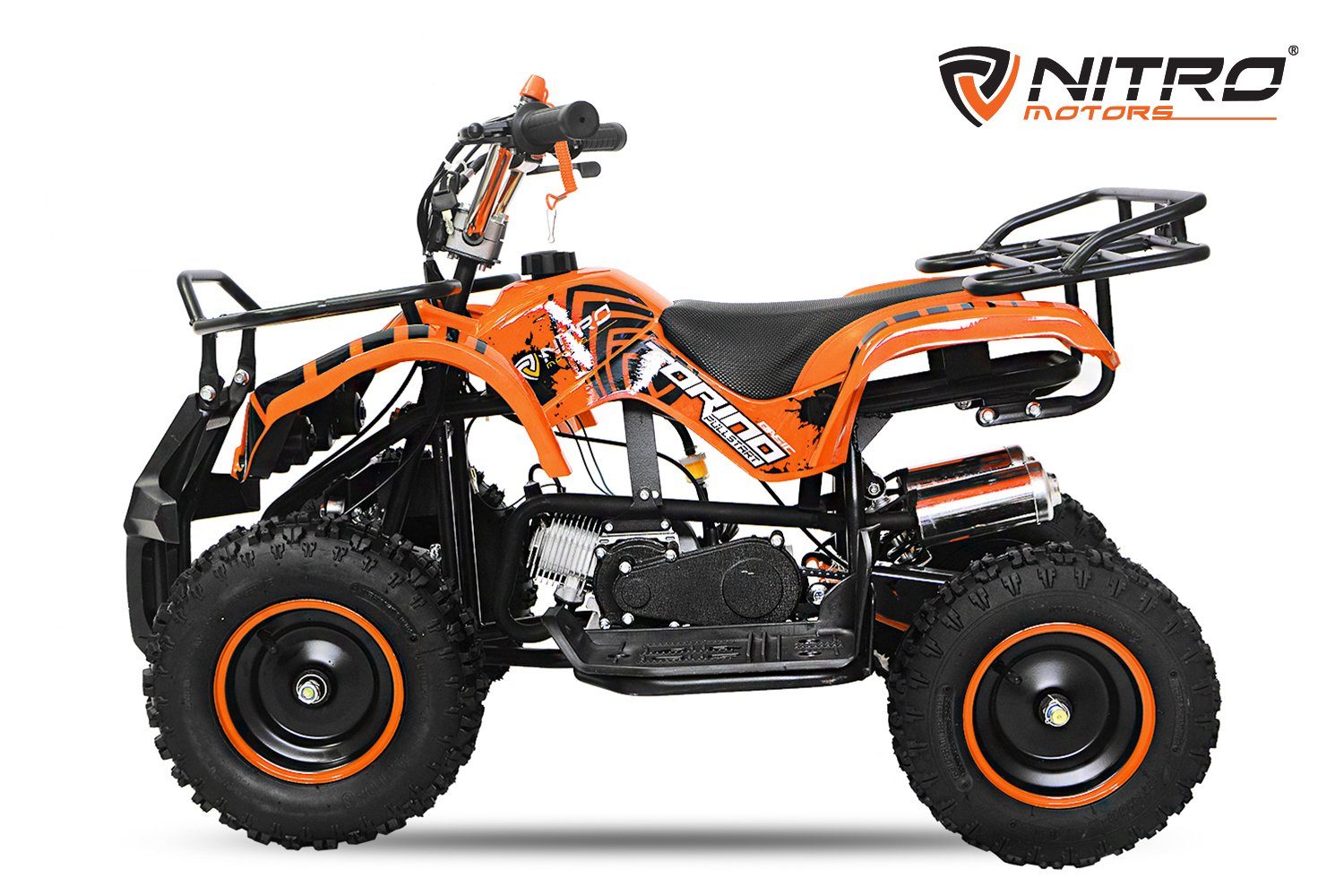 Nitro Motors Quad 49cc mini Kinder Quad Torino 6" Miniquad Kinderquad ATV, 49,00 ccm Orange