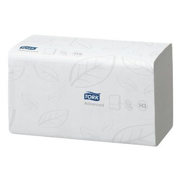 TORK Papierhandtuch Advanced, 2-lagig, Tissue mit Z-Falzung, 25x23 cm, 3750 Blatt