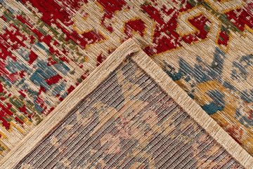 Teppich Charme 125, Padiro, rechteckig, Höhe: 5 mm, Chenille Flachgewebe im Vintage Stil