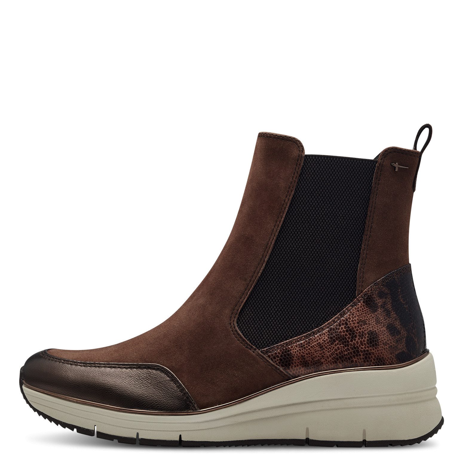 Tamaris PURE RELAX Damen Stefelette 1-25448-43-392 COGNAC COMB Stiefelette