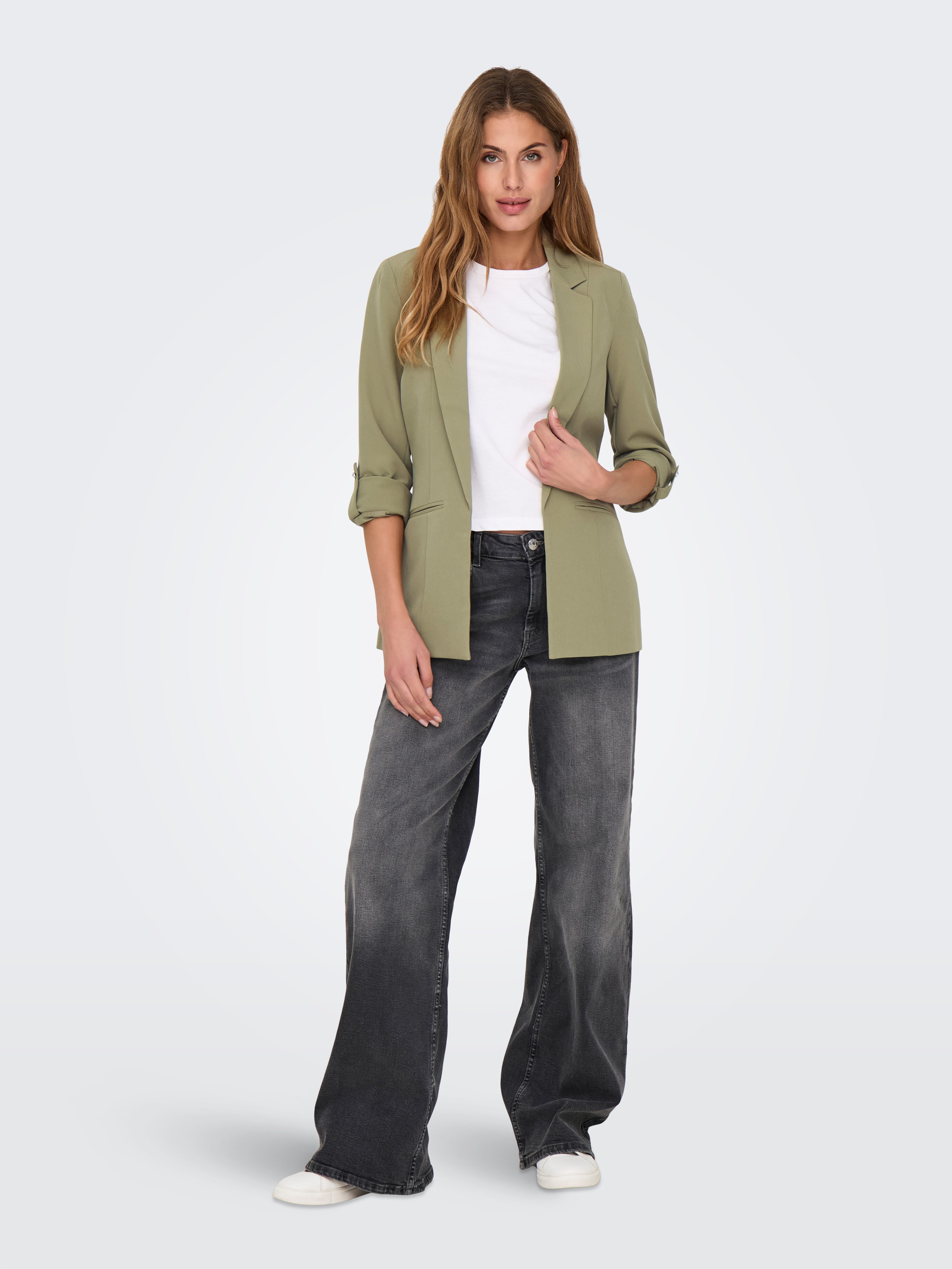 ONLY Kurzblazer ONLKAYLE-ORLEEN 3/4 BLAZER TLR NOOS Materialmix, regular fit