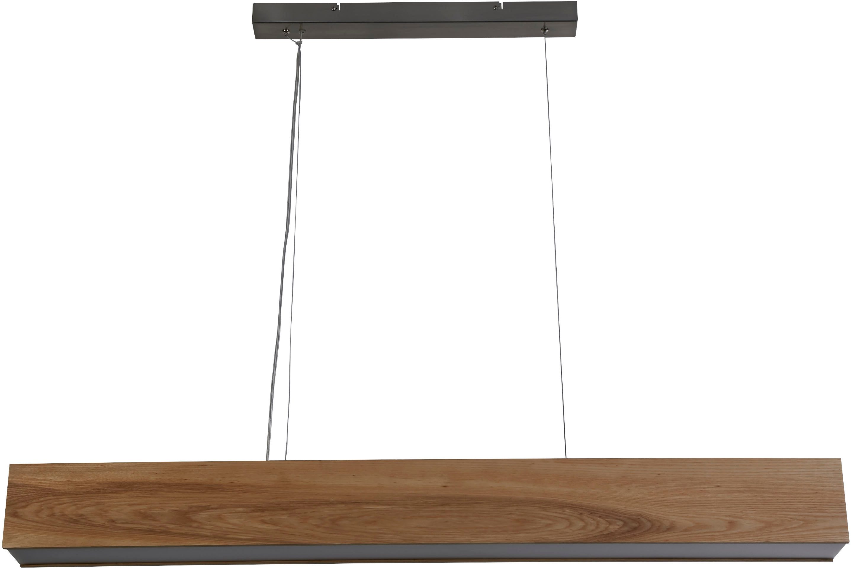 Searchlight LED-Hängeleuchte Hängeleuchte Ash, 1-flammig, LED fest integriert, Warmweiß, Echtholz