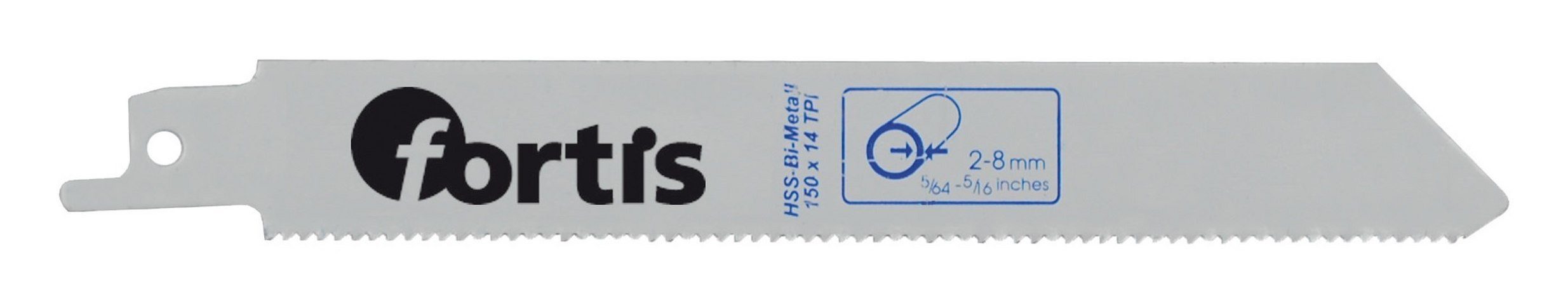 fortis Säbelsägeblatt (2 Stück), Bi-Metall HSS 150 / 130 / 1,8