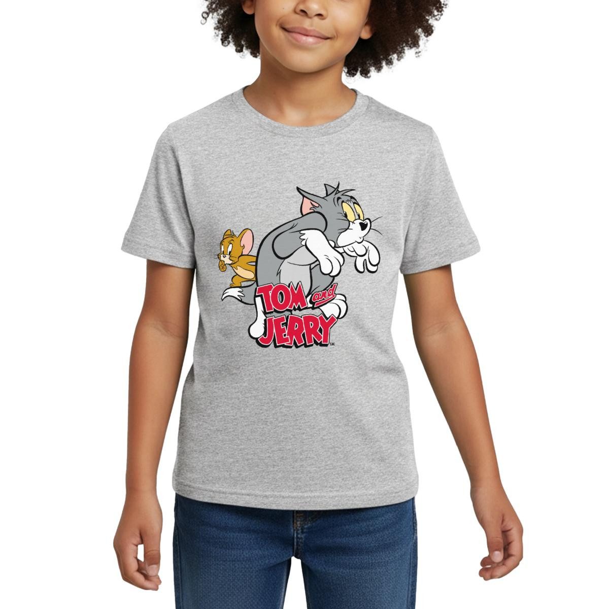 T-Shirt Tom Und Jerry Auf Samtpfoten Kinder T-Shirt