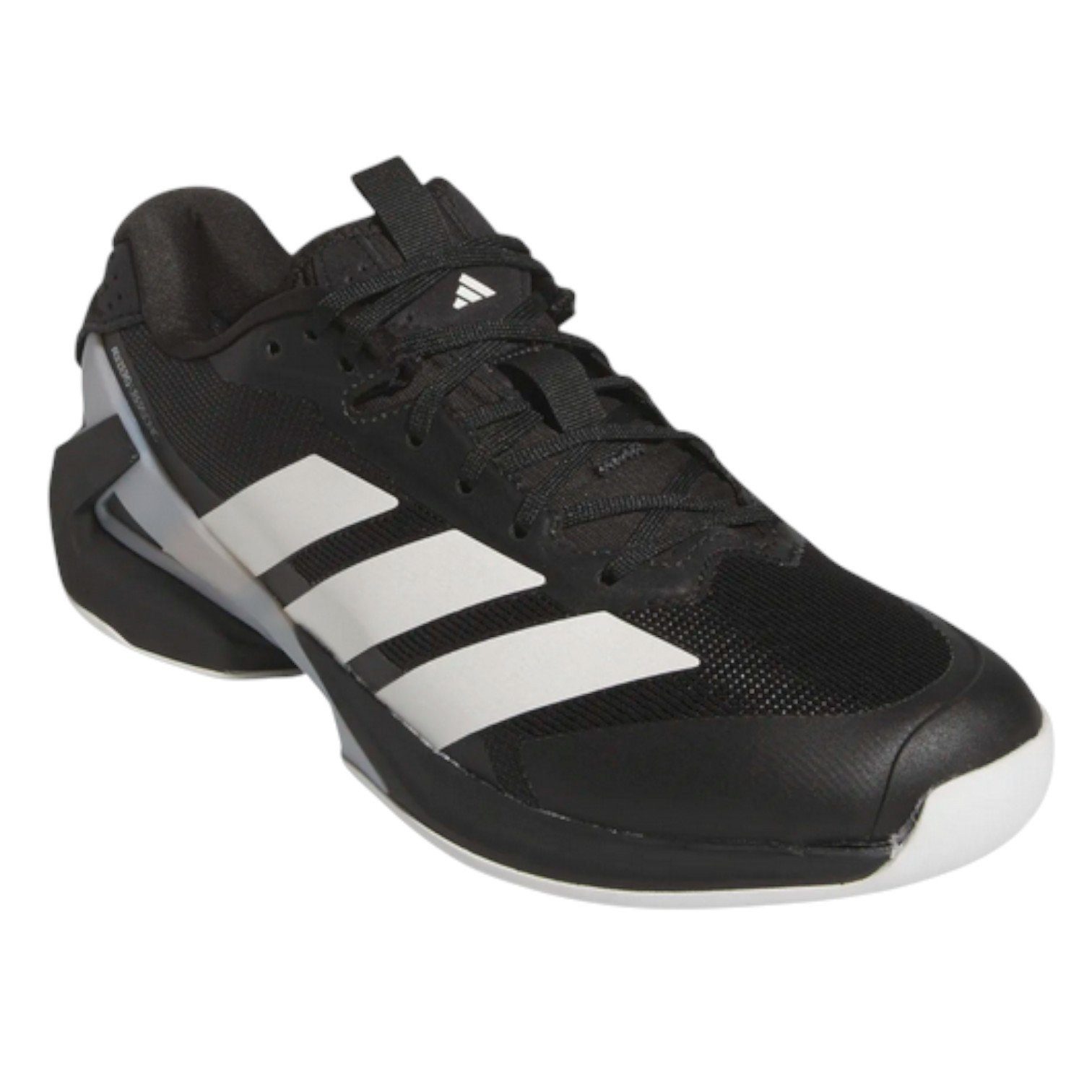 adidas Performance adizero Ubersonic 5 Allcourt/Leichtigkeit schwarz/weiss/silber Herren Tennisschuh