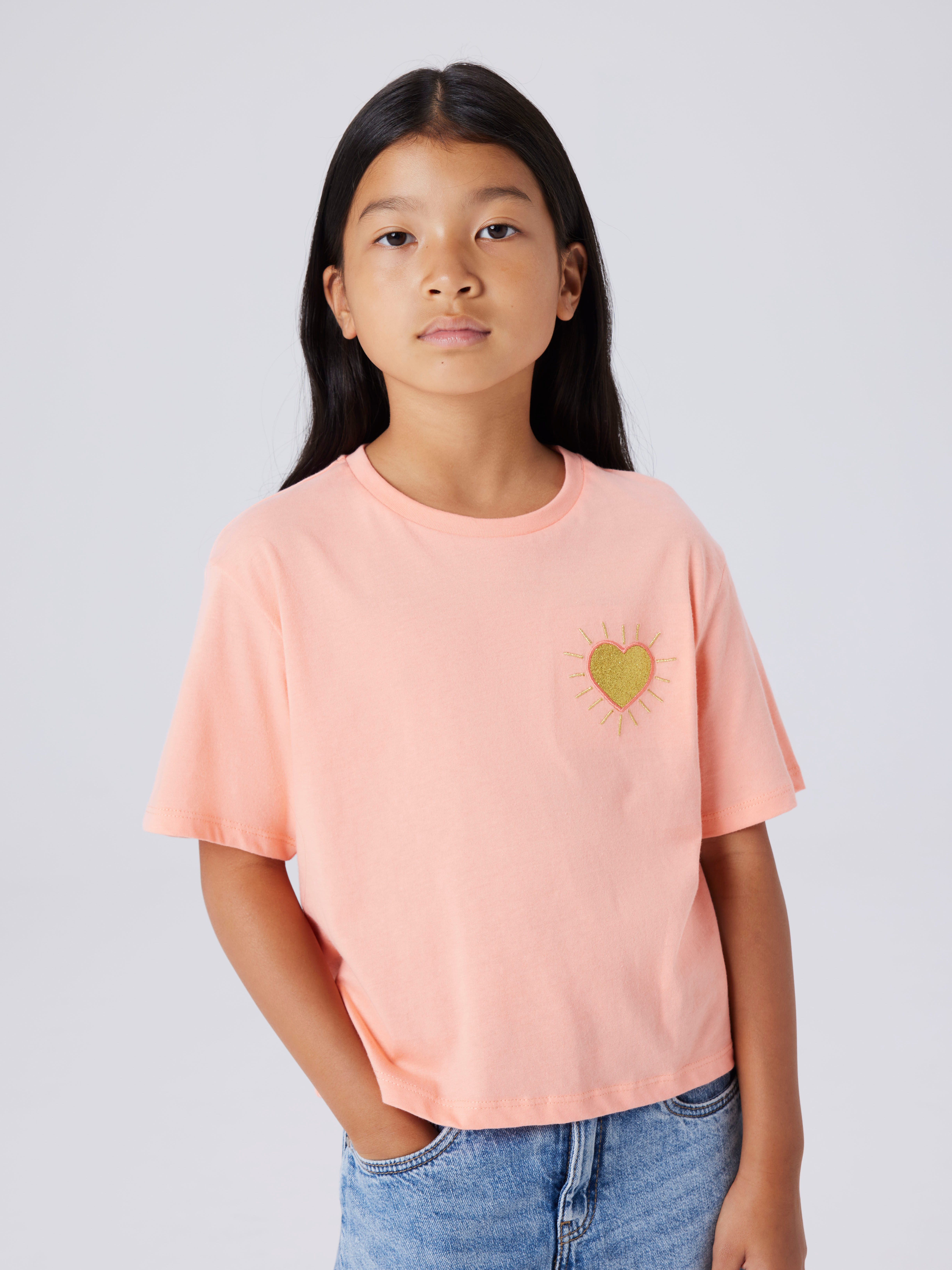 T-Shirt NKFBEATRICE SS NREG SH TOP BOX PS NOOS