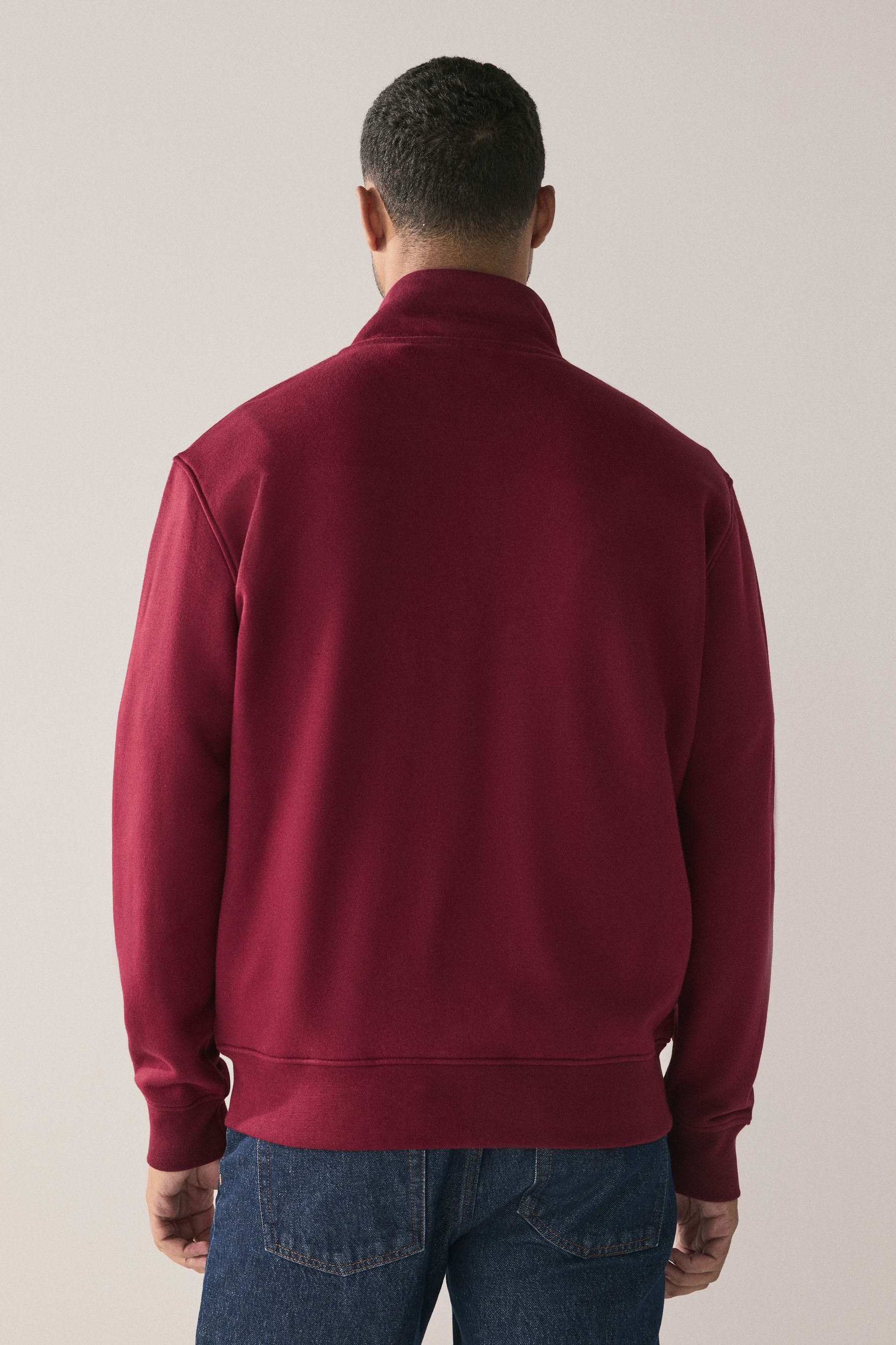 Next Sweater Reißverschlussjacke mit Trichterkragen (1-tlg) günstig online kaufen