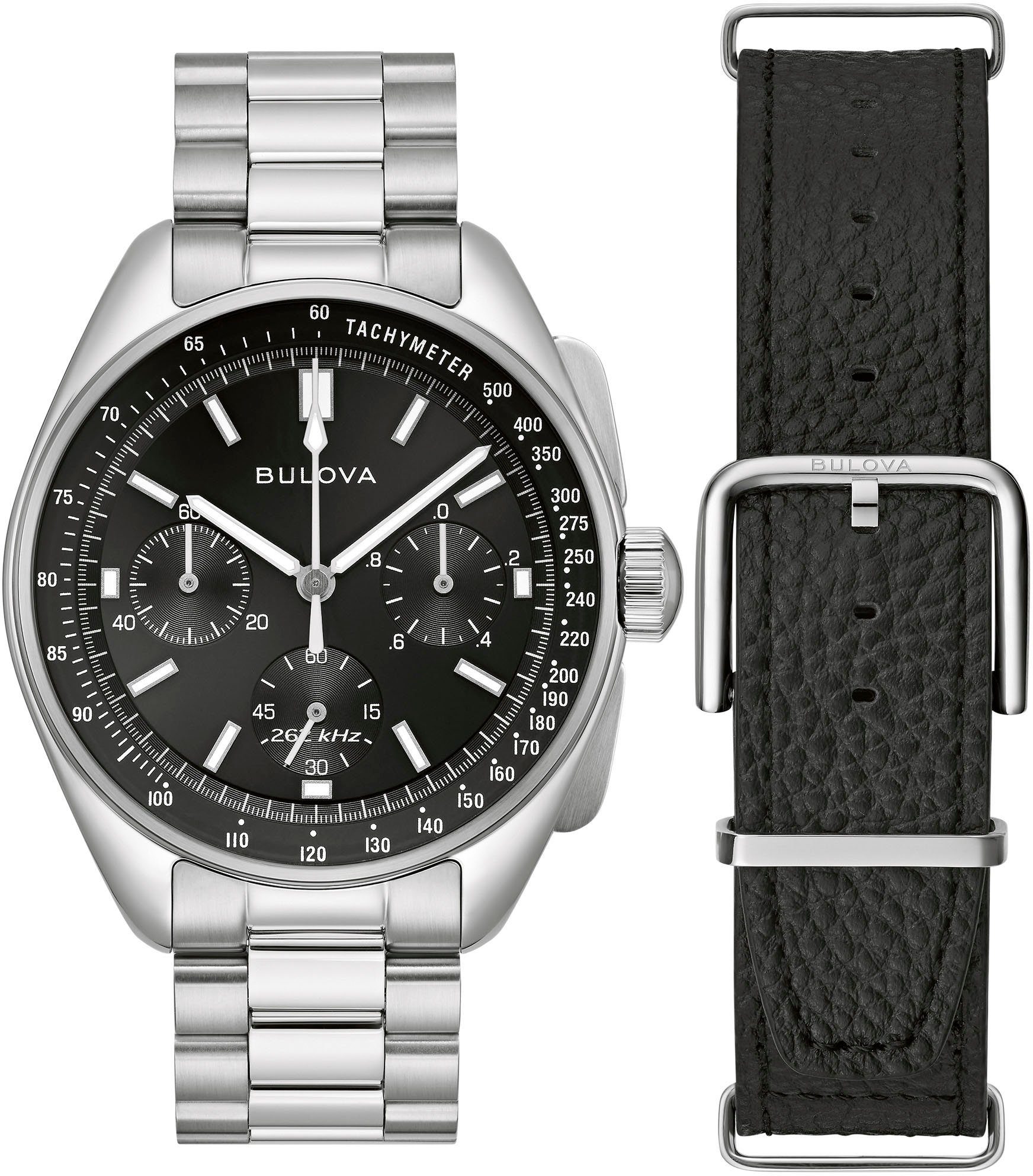 Bulova Chronograph 96K111, (Set, 2-tlg., mit Wechselband)