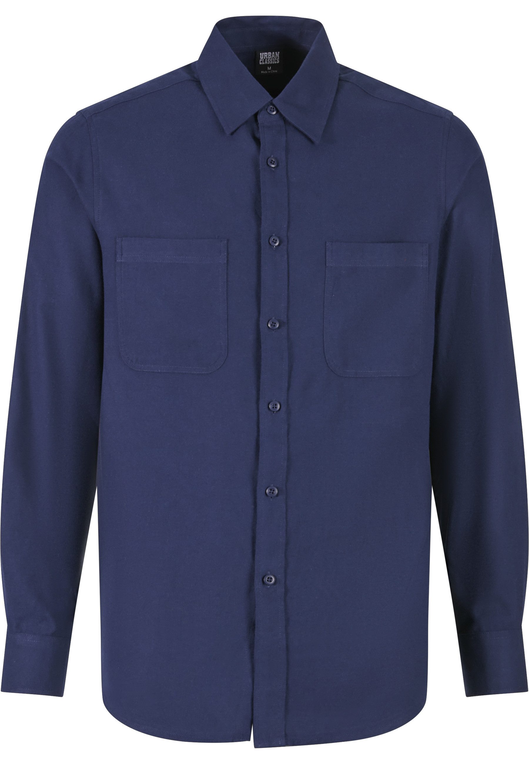 URBAN CLASSICS Flanellhemd Urban Classics Herren Flanell Shirt (1-tlg)