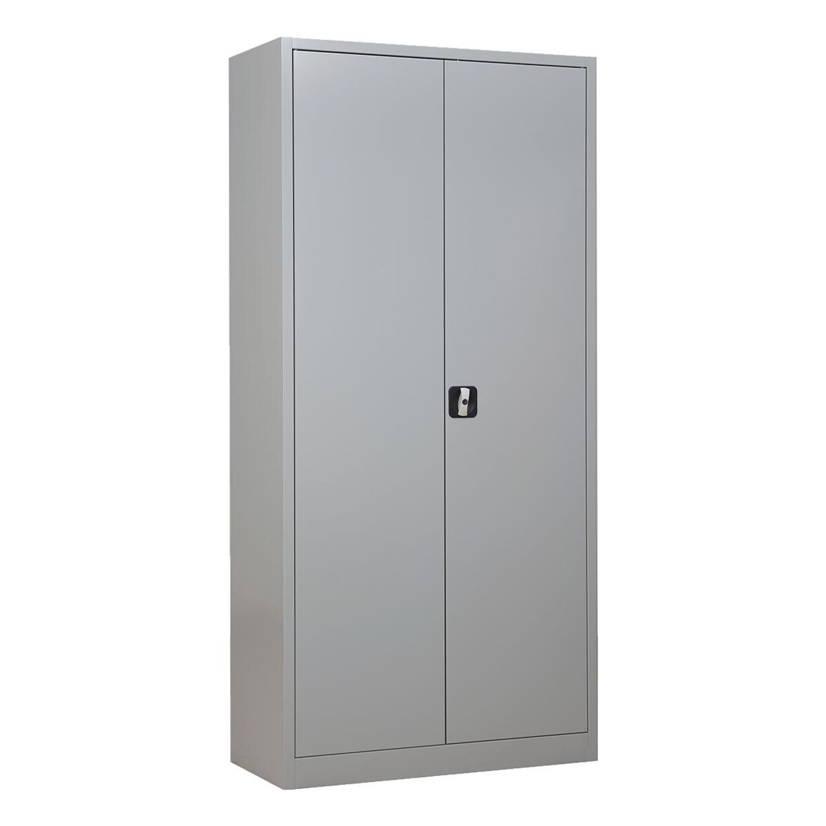 GUERKAN Aktenschrank 4,5 OH, Schrank aus Stahl, verstärkte Türen, 92x195 cm grau | Aktenschränke