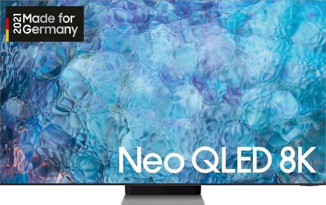 Samsung Premium GQ85QN900AT QLED-Fernseher (214 cm/85 Zoll, 8K, Smart-TV, Quantum HDR 4000, Neo Quantum Prozessor 8K, Quantum Matrix Technologie Pro, Infinity Screen)