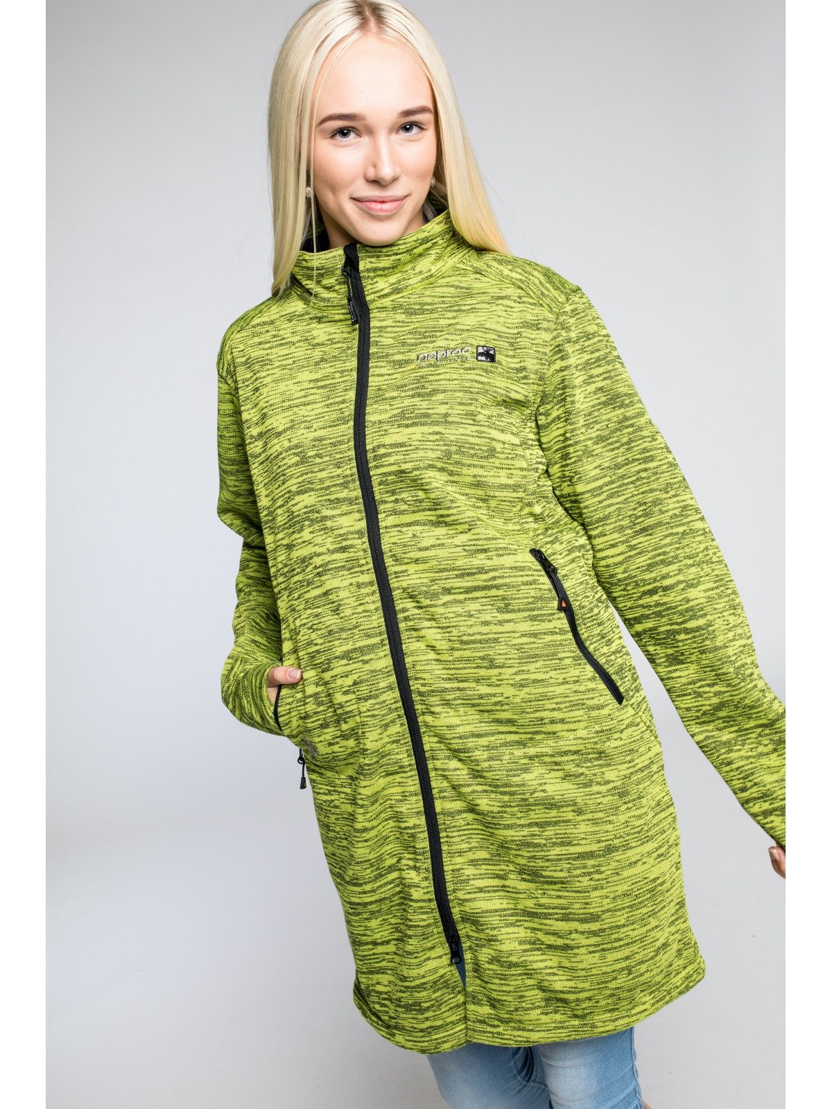DEPROC Active Strickmantel ELKSDALE LONG JACKET WOMEN auch in Großen Größen erhältlich