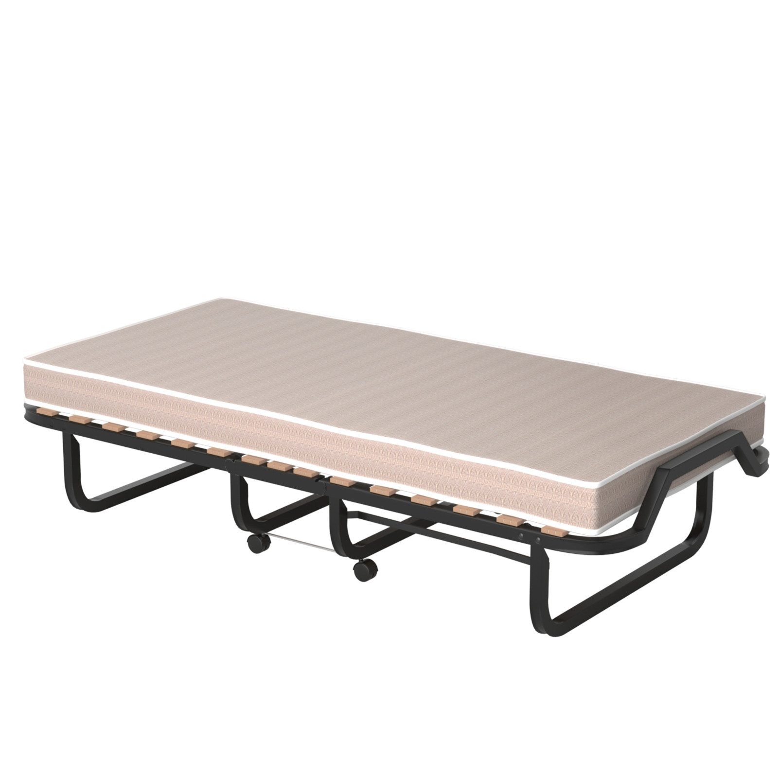 COSTWAY Gästebett klappbar, 80x200cm auf Rädern, günstig online kaufen