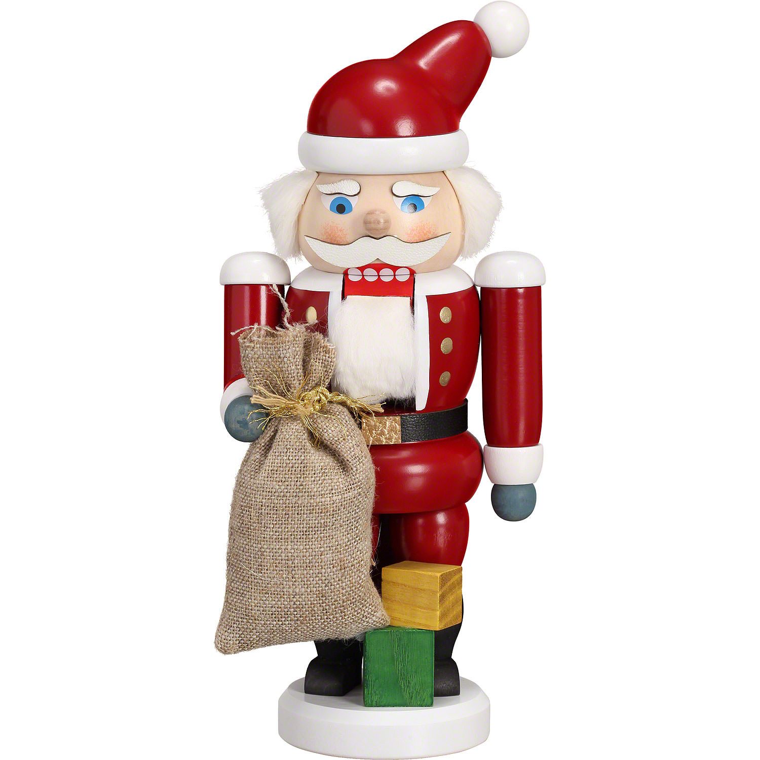 Nussknacker Weihnachtsmann (21cm) Nussknacker von Seiffener Volkskunst