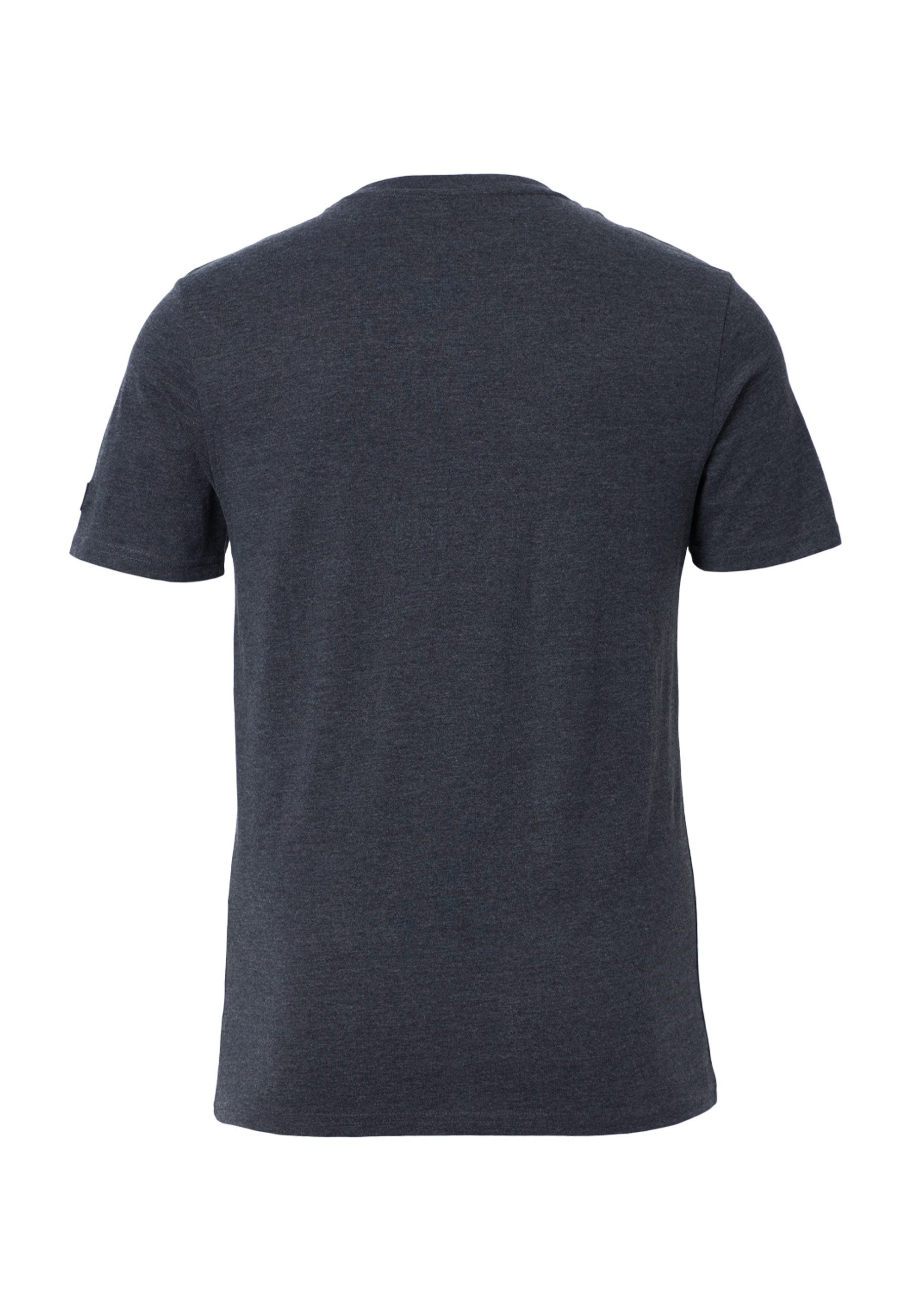 FORSBERG T-Shirt mit schwarzem Brustprint günstig online kaufen