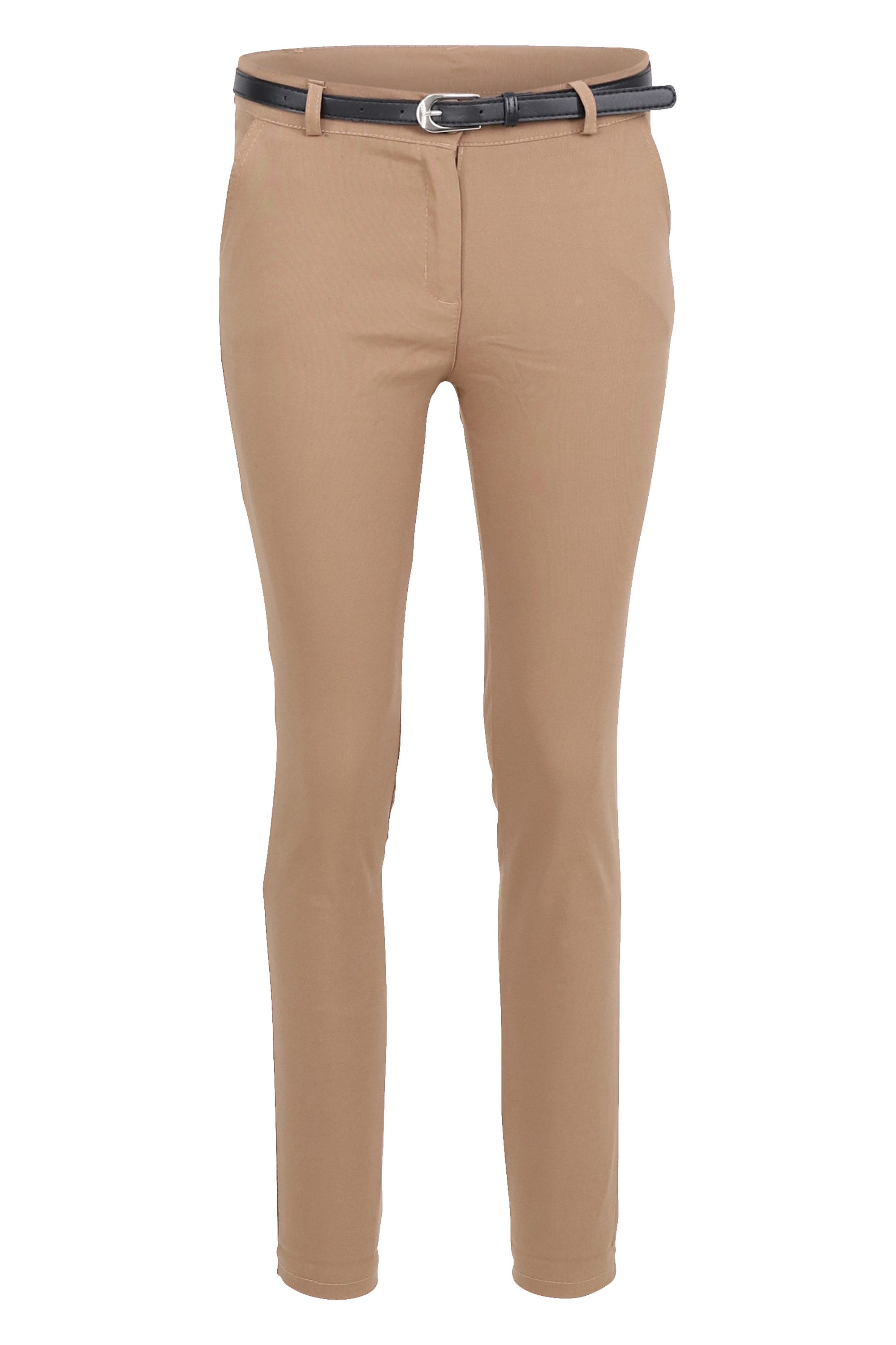 malito more than fashion Chinohose 1033 unifarbene Stretch Basic Hose Slim günstig online kaufen