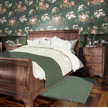 LAURA ASHLEY Vliestapete Laura Ashley Rosemore Fern Vliestapete, geblümt, (1 St), Laura Ashley Rosemore Fern Vliestapete