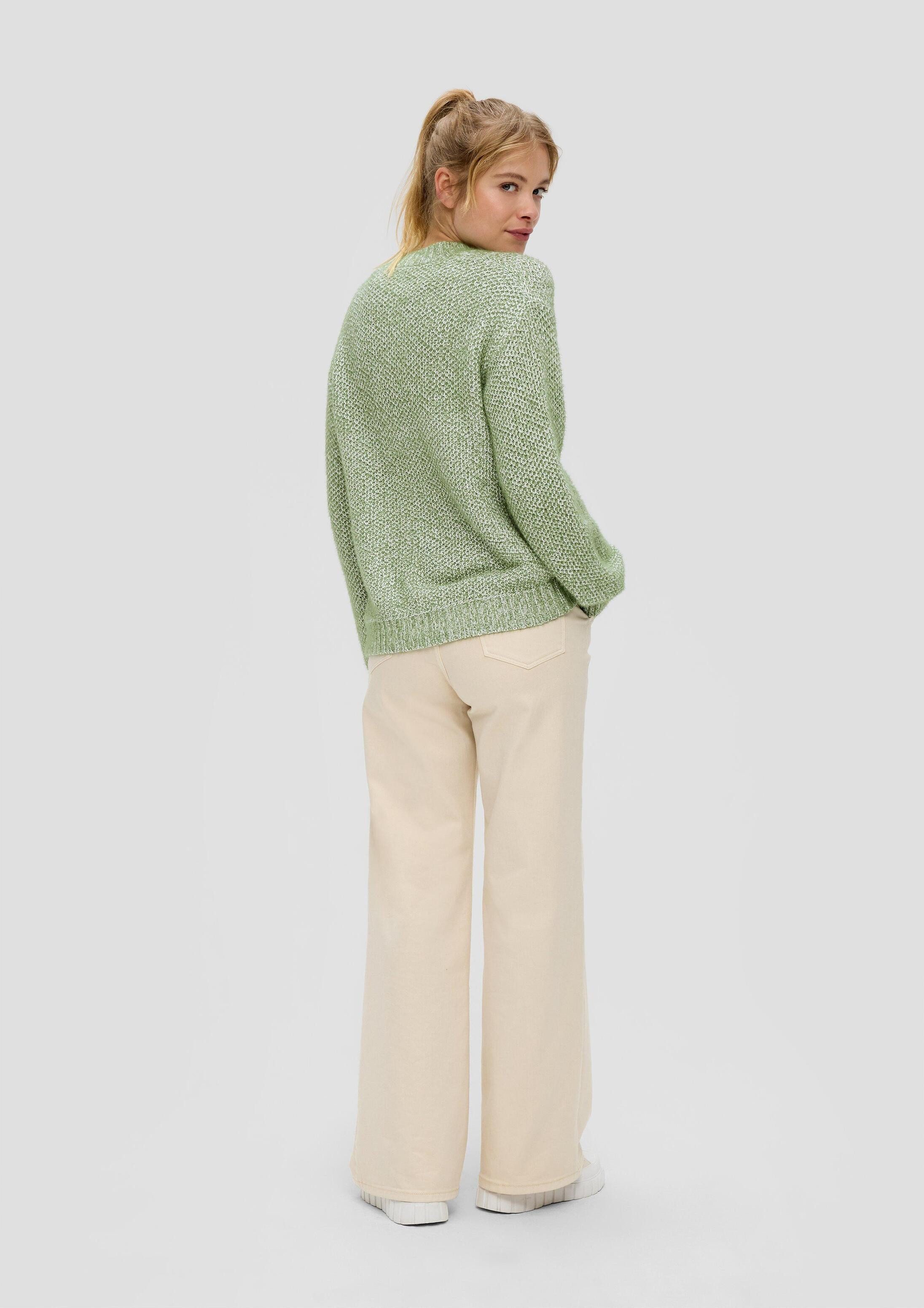 s.Oliver Cardigan Strickjacke Strickjacke aus Baumwollmix