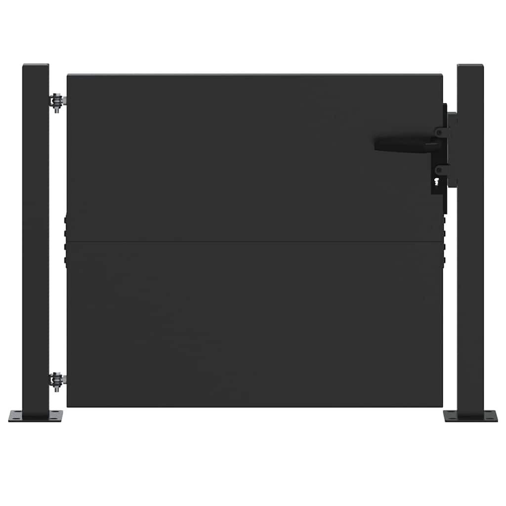 vidaXL Gartentor Gartentor Schwarz 105 x günstig online kaufen